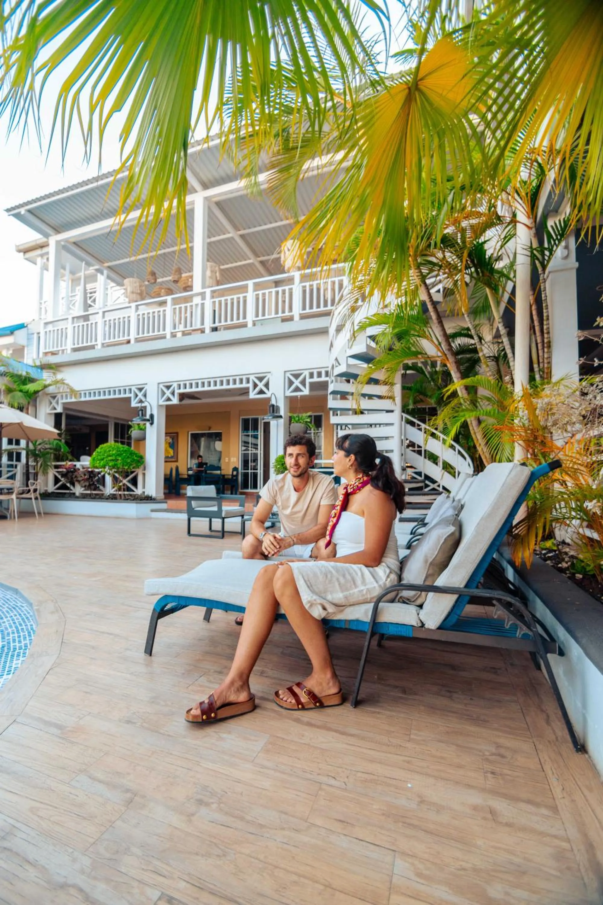 Swimming pool in Hotel Casona del Lago