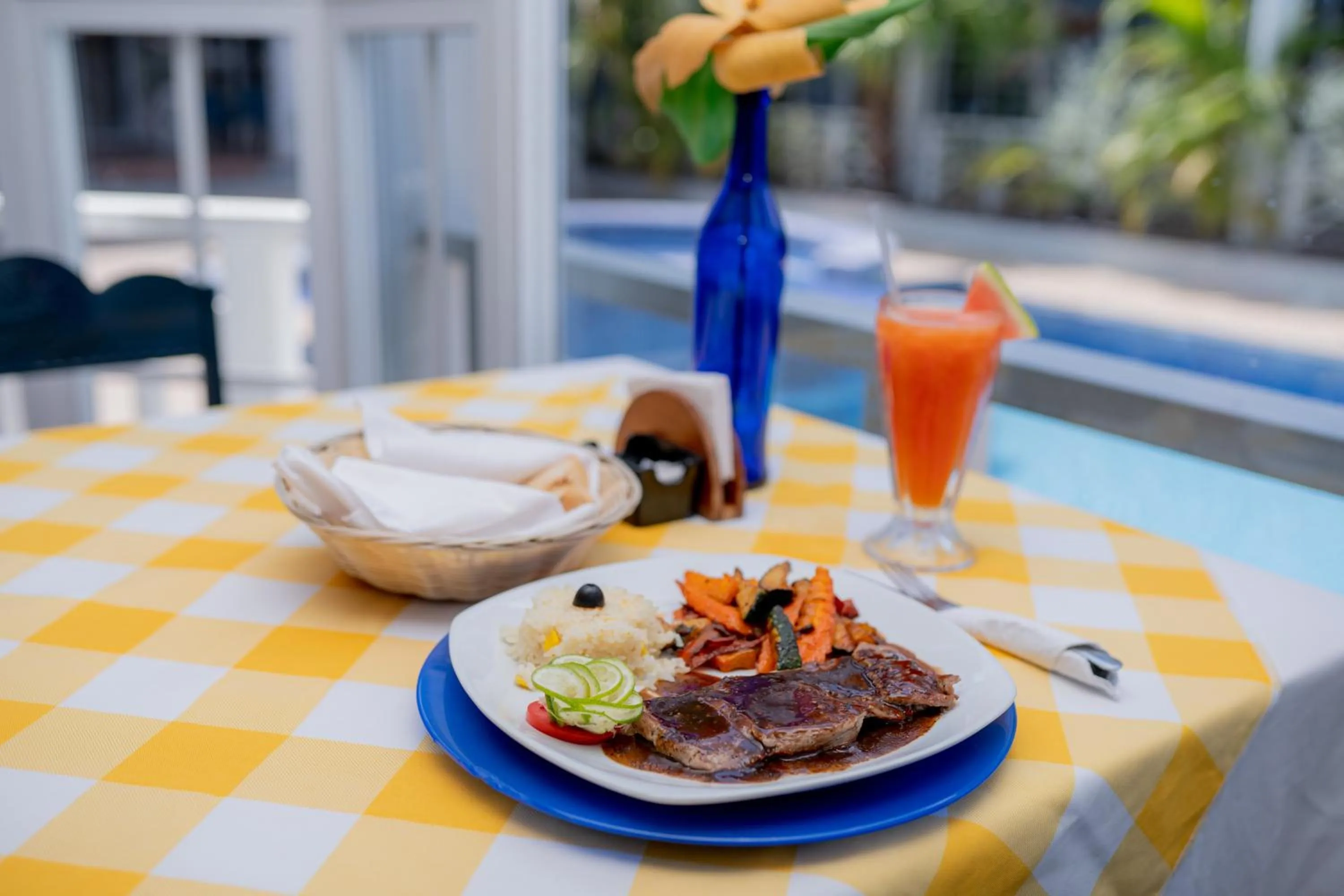 Food in Hotel Casona del Lago