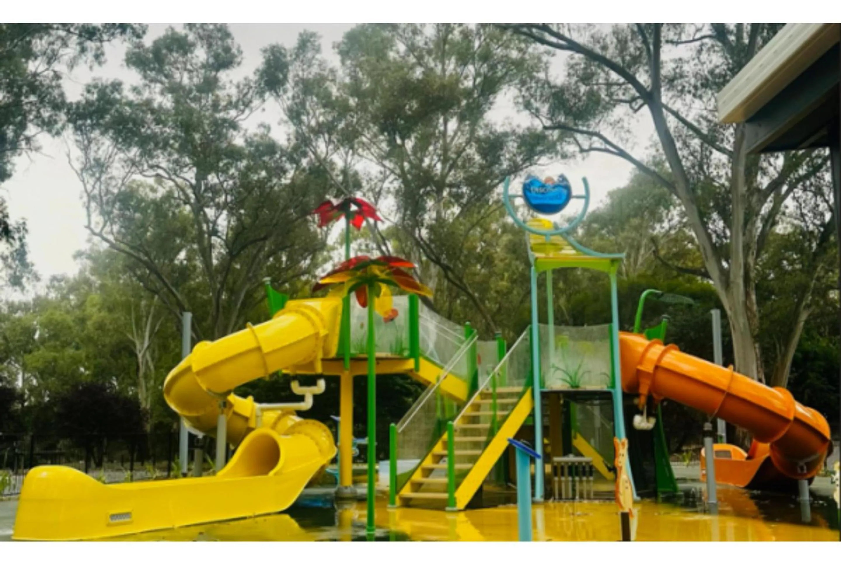 Aqua park in Discovery Parks - Clare