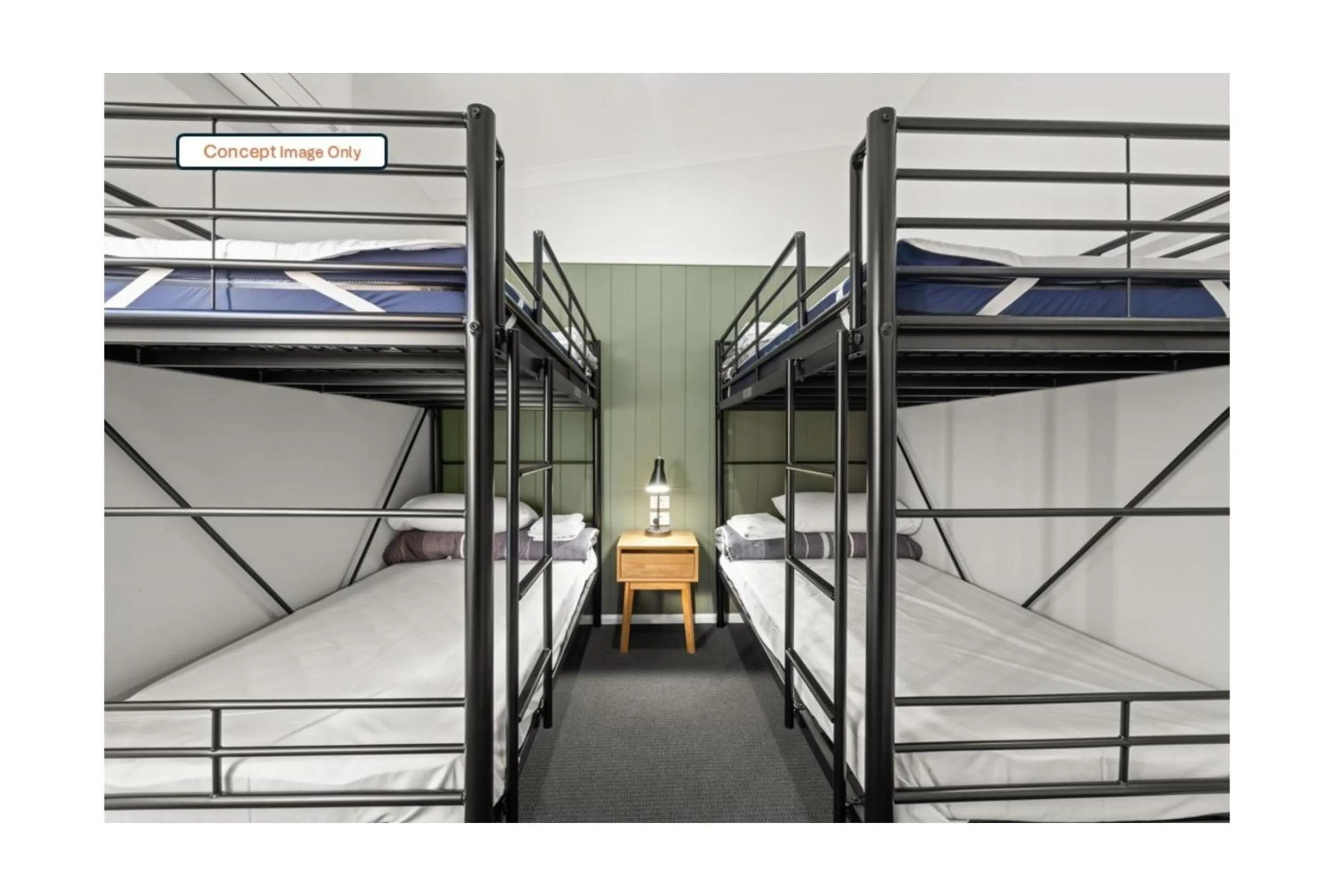 Bedroom, Bed in Discovery Parks - Clare