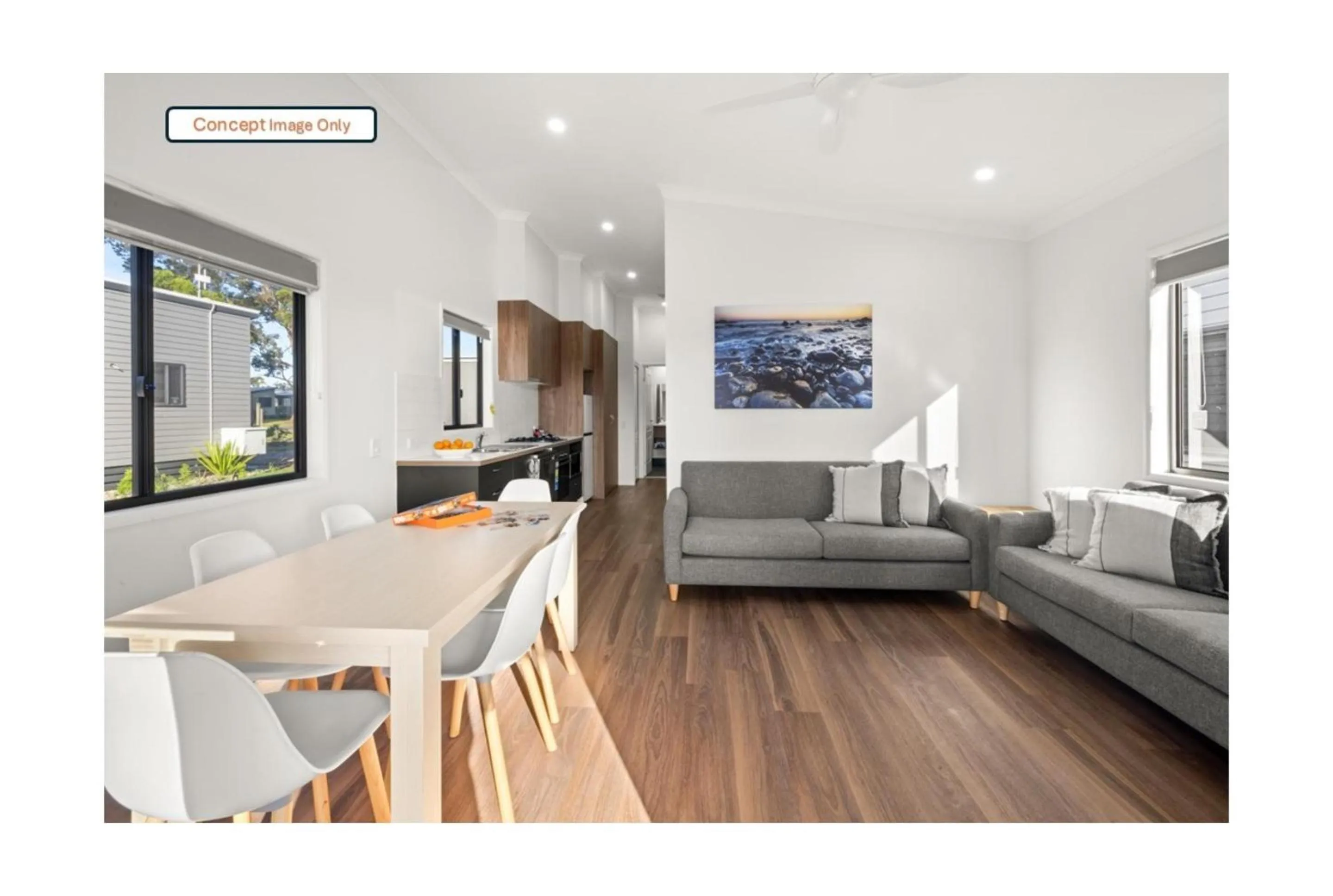 Living room in Discovery Parks - Clare