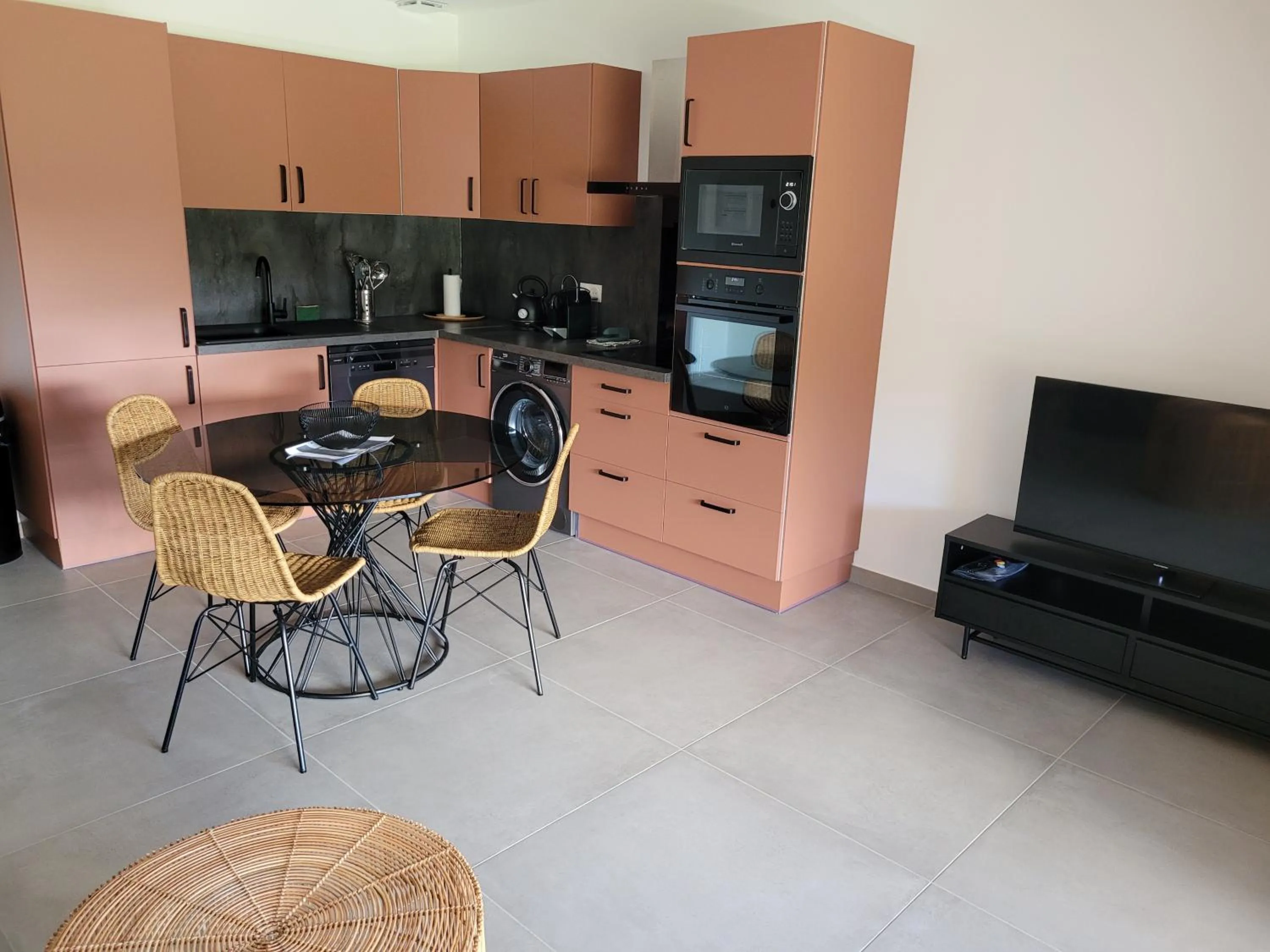 kitchen in la bastide de l'adrech