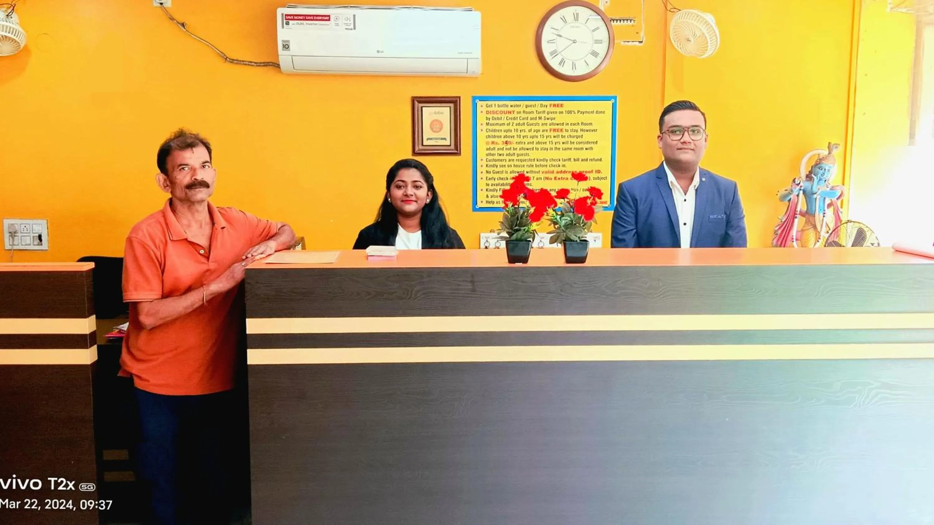 Lobby or reception in Janata Hotel