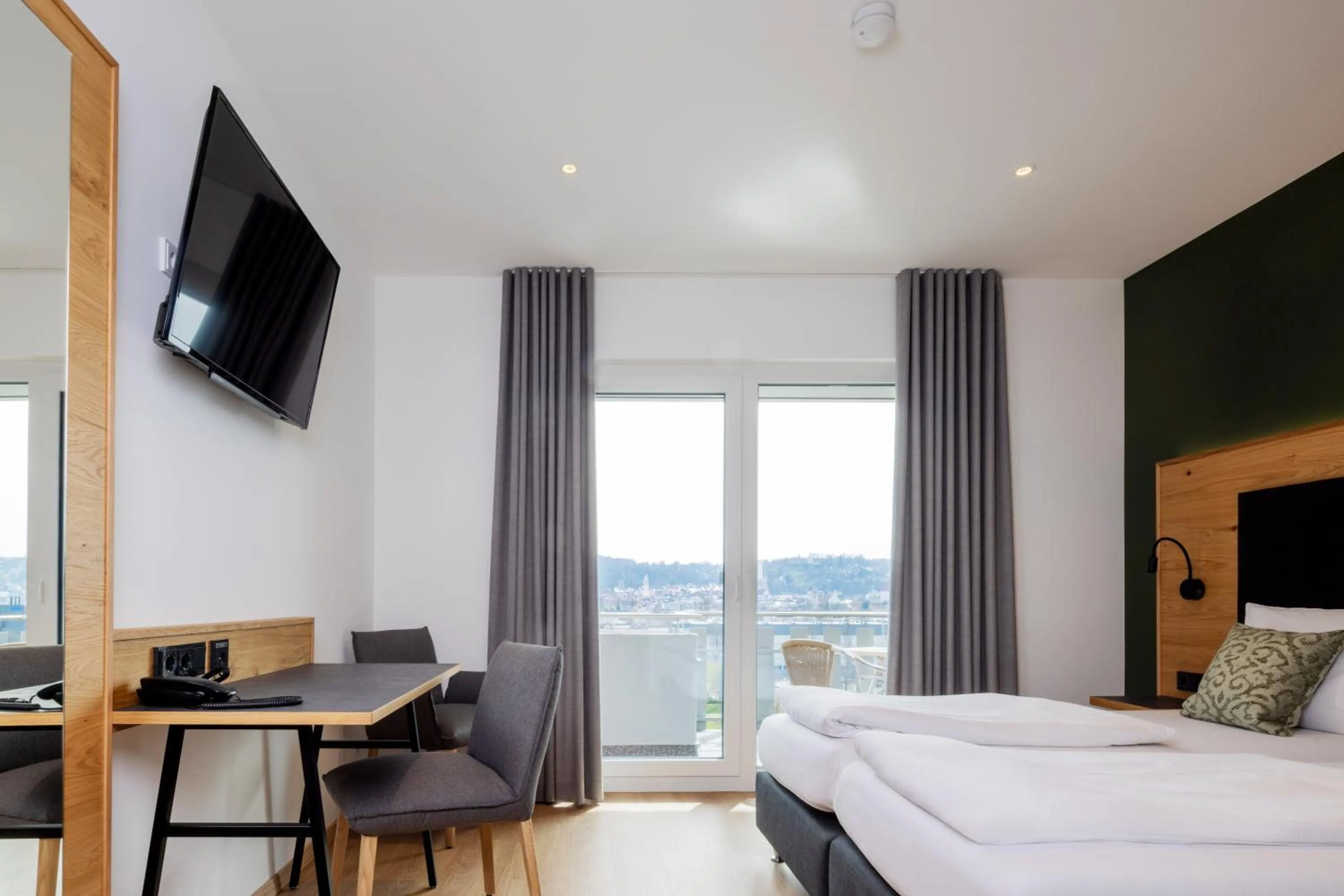 Bed in Hotel Restaurant Sennerbad