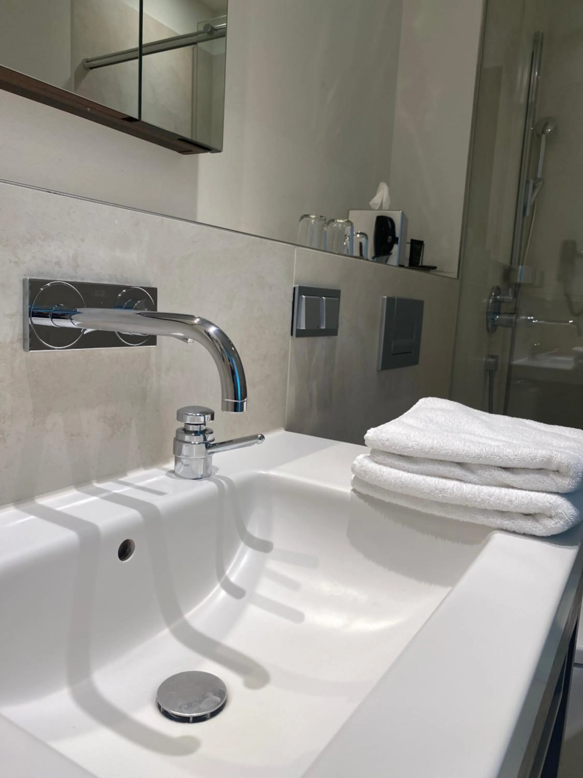 Bathroom in Hotel Eberhards am Wasser