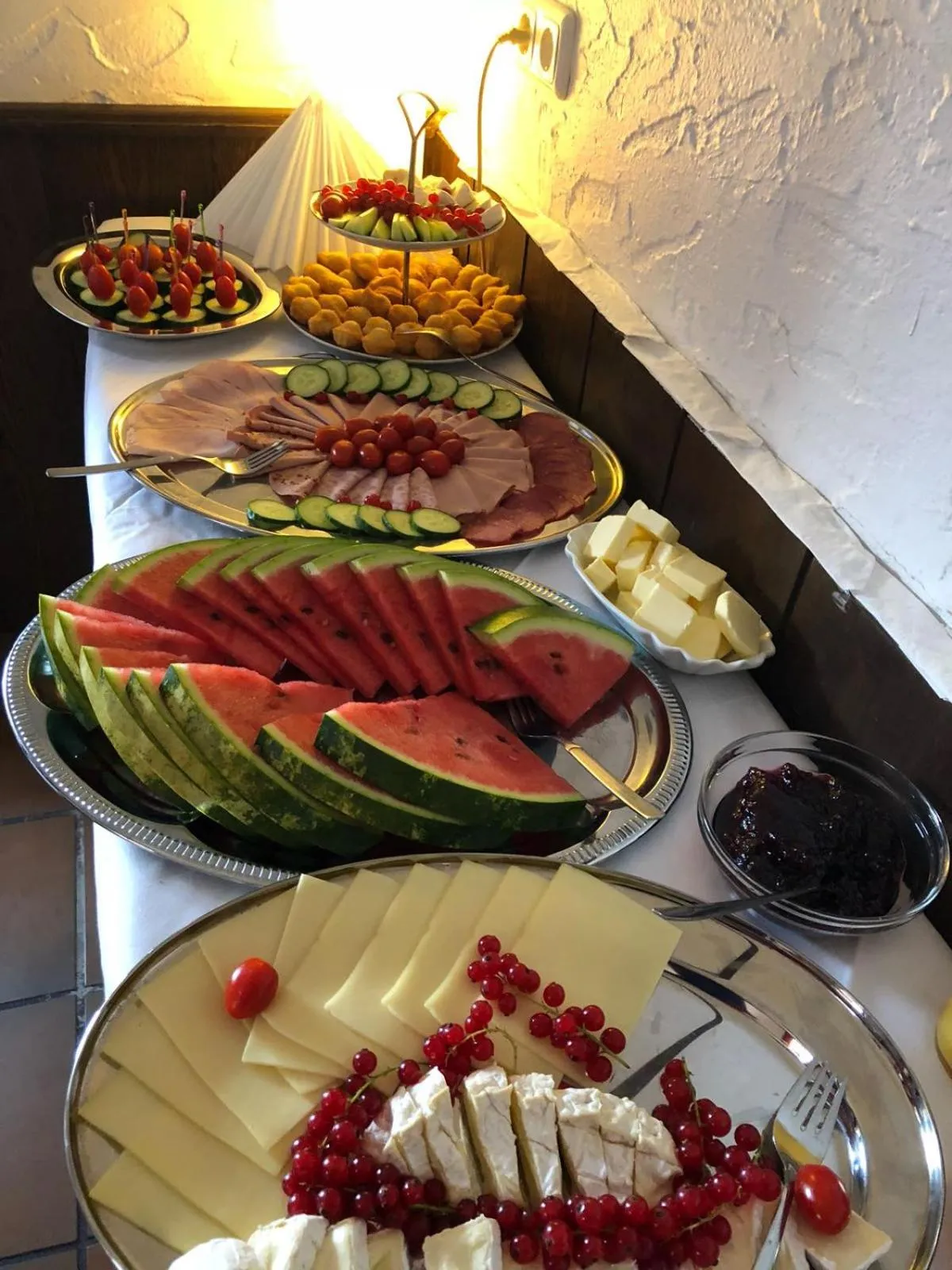 Continental breakfast in Hotel La Musica