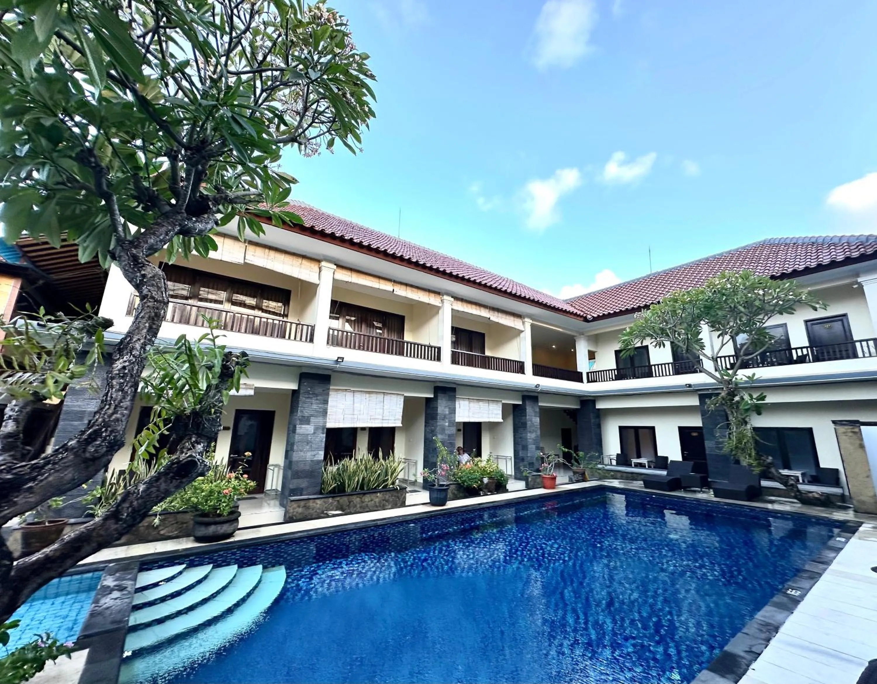 Swimming pool in Radha Bali Hotel