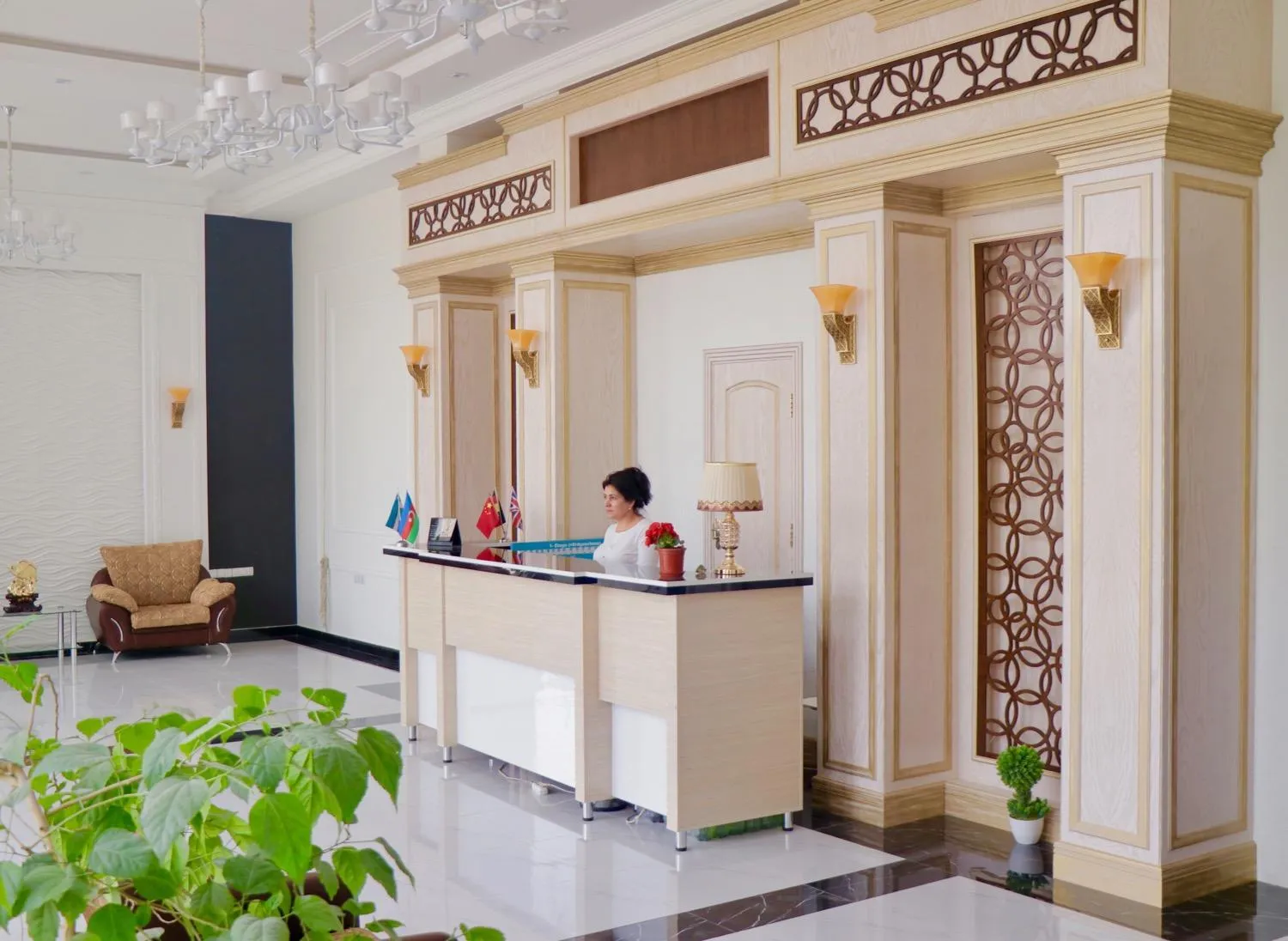 Lobby or reception in Asson Hotel Termez