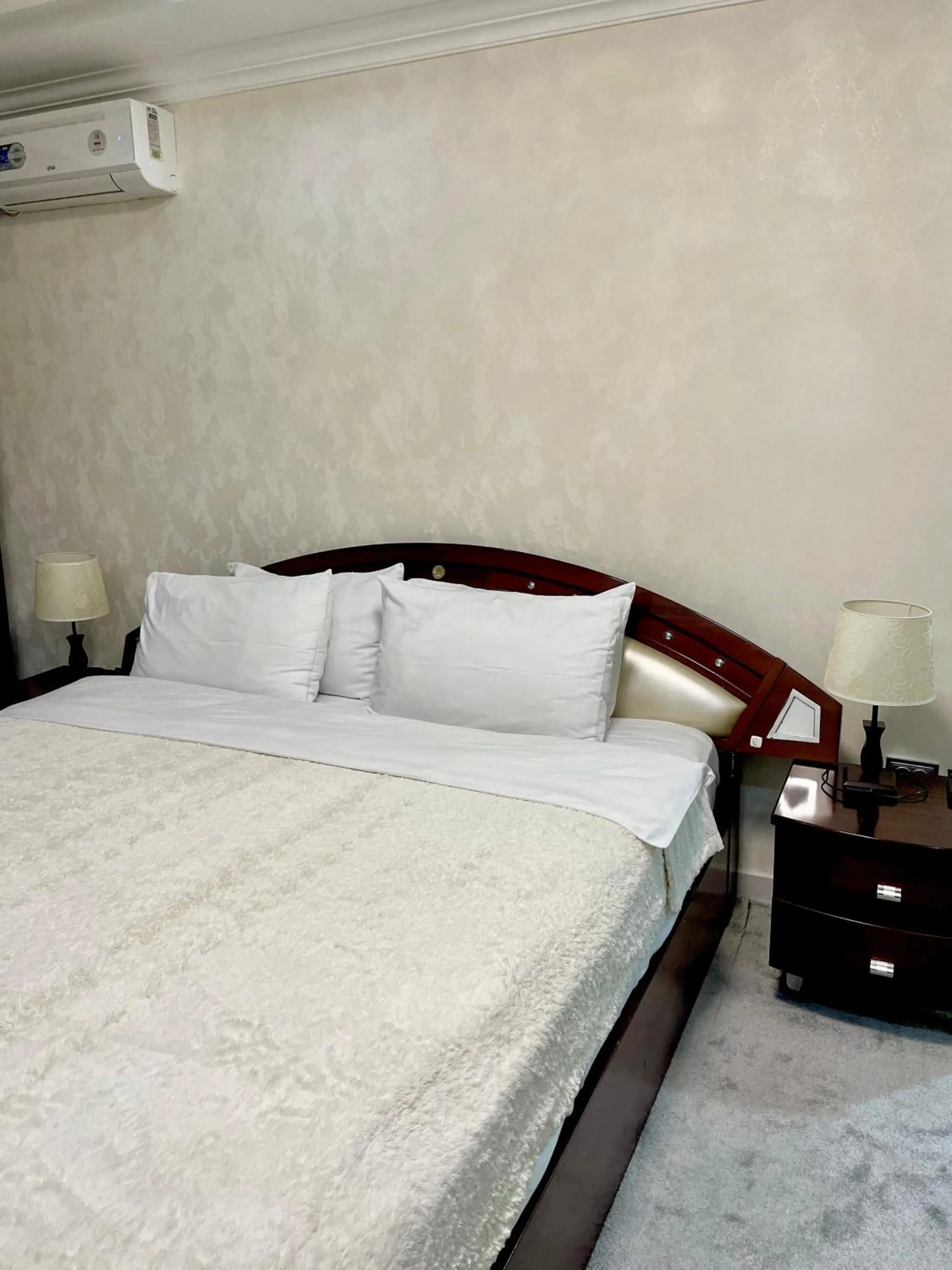 Bed in Asson Hotel Termez
