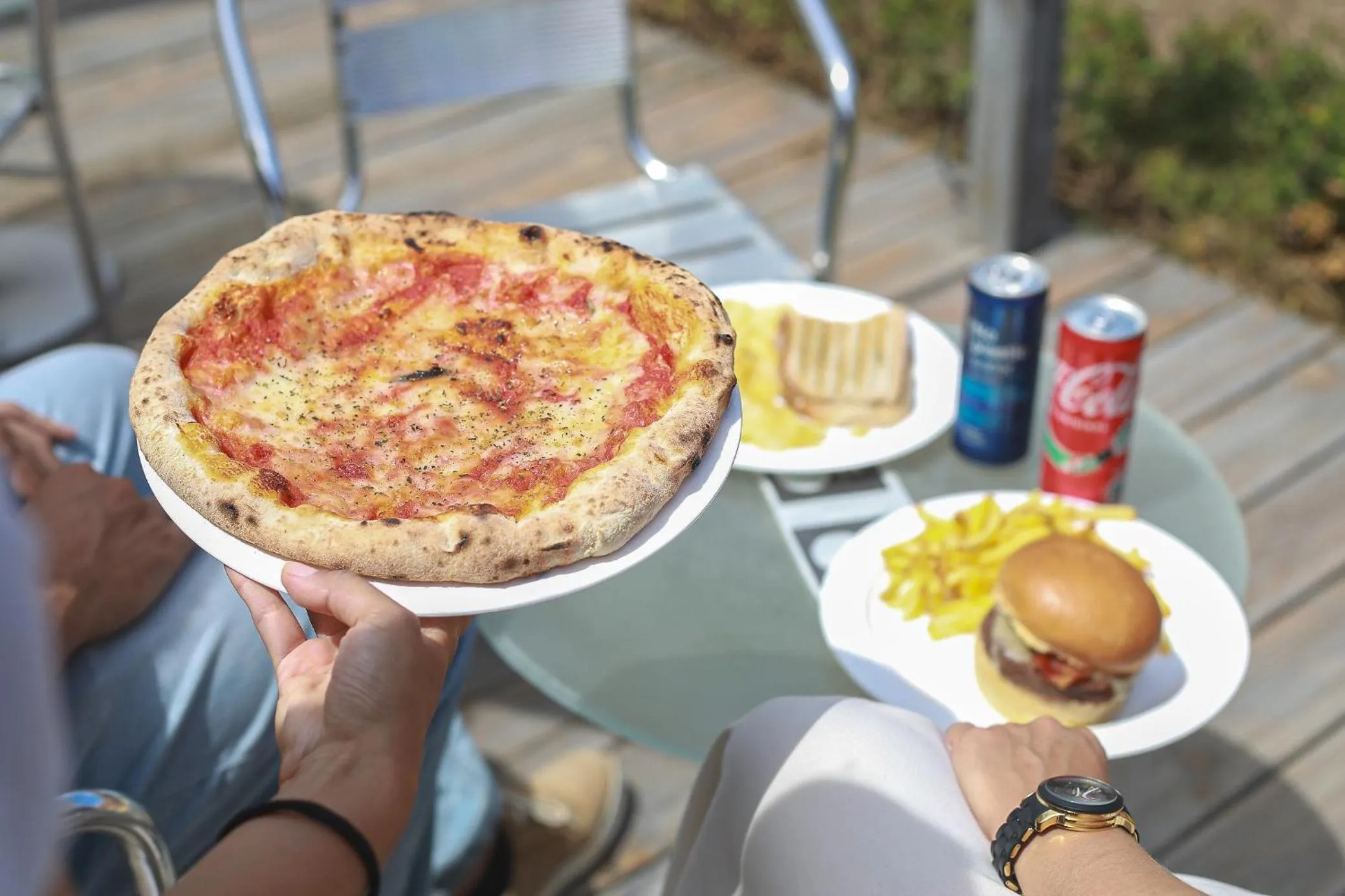 Food and drinks in Clube Maria Luisa