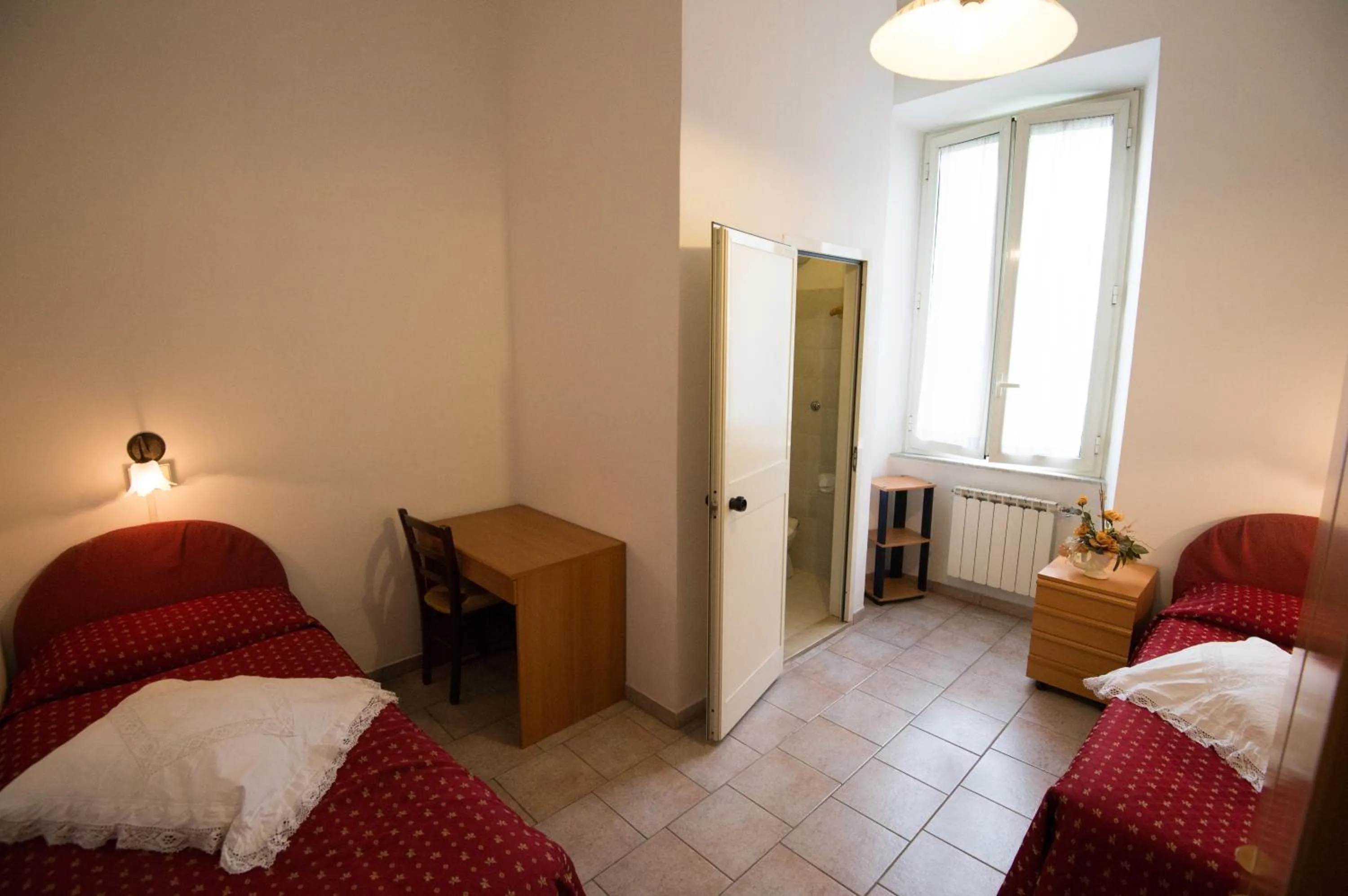 Bed in Hotel Major Aventinus