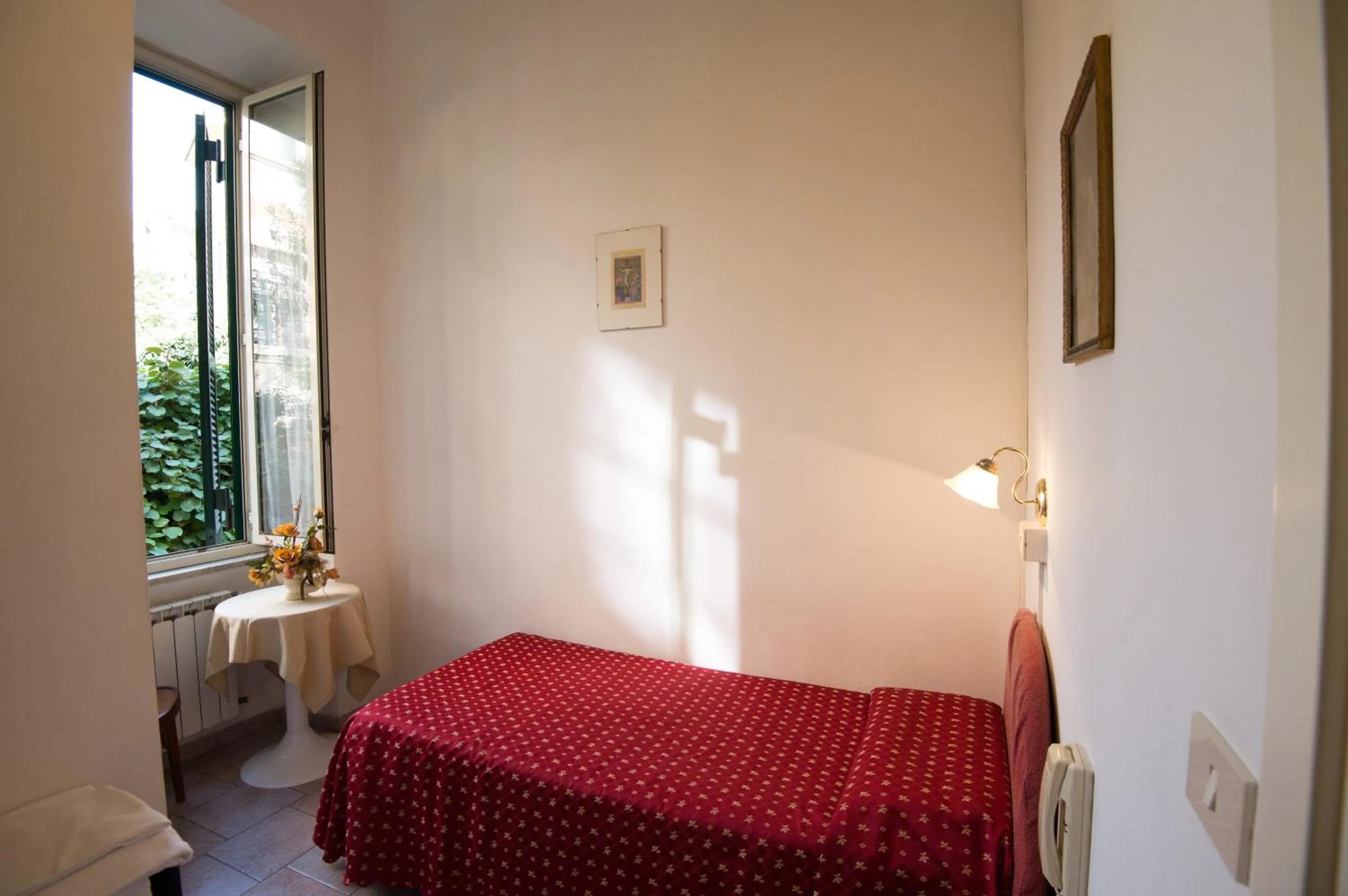 Bed in Hotel Major Aventinus