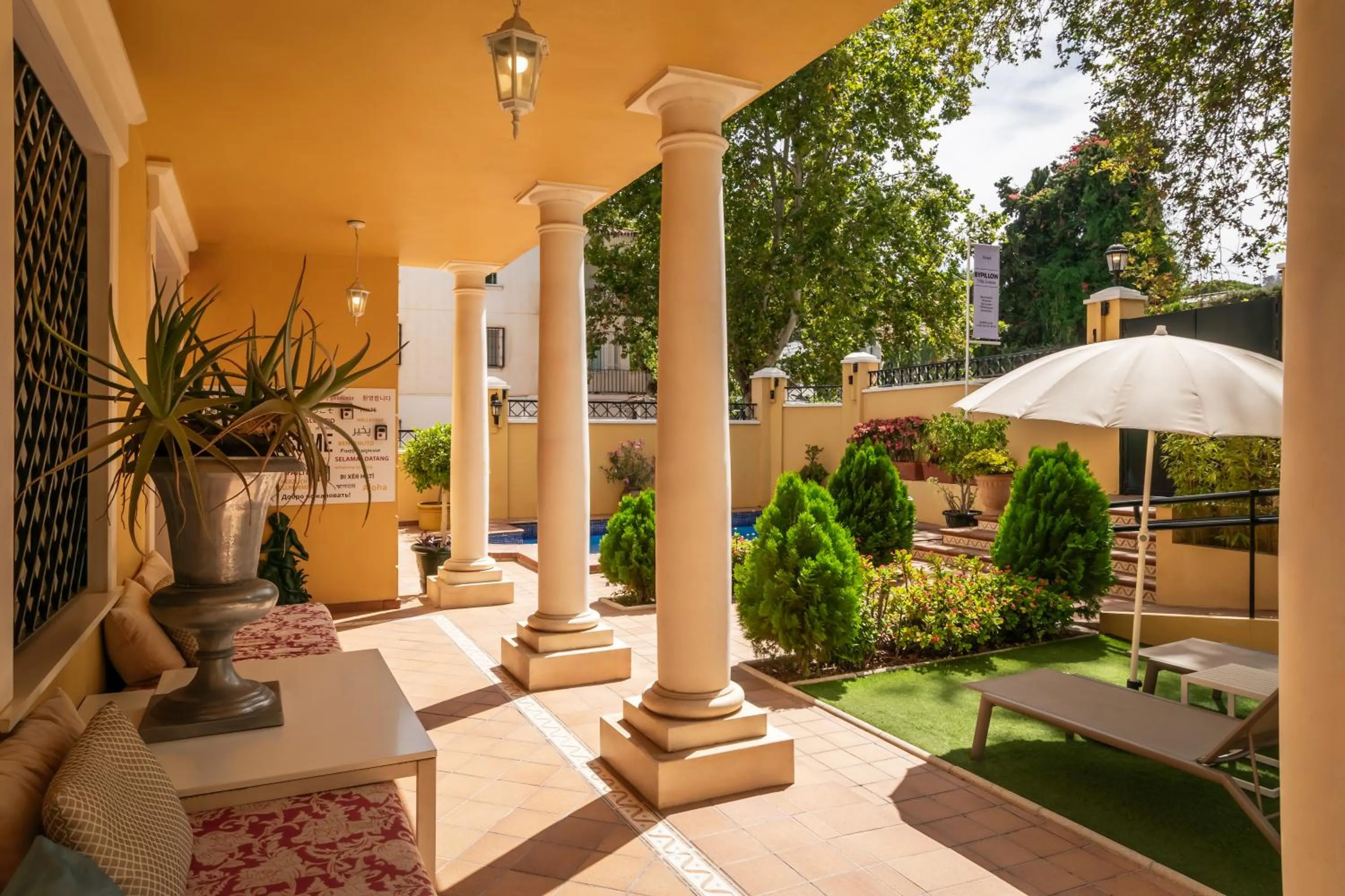 Patio in BYPILLOW Villa Lorena Adults Recommended