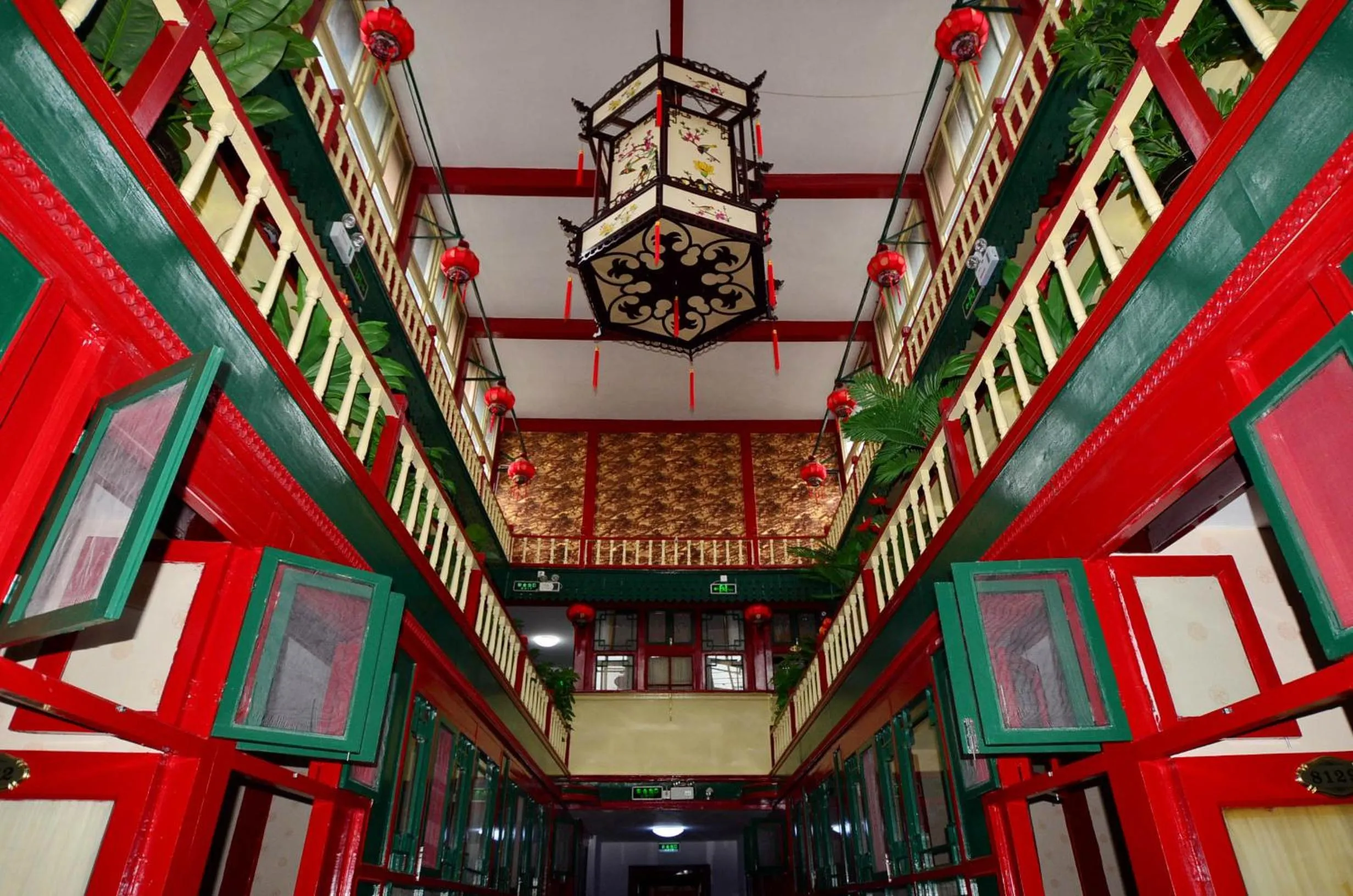 Decorative detail in Qianmen Courtyard Hotel