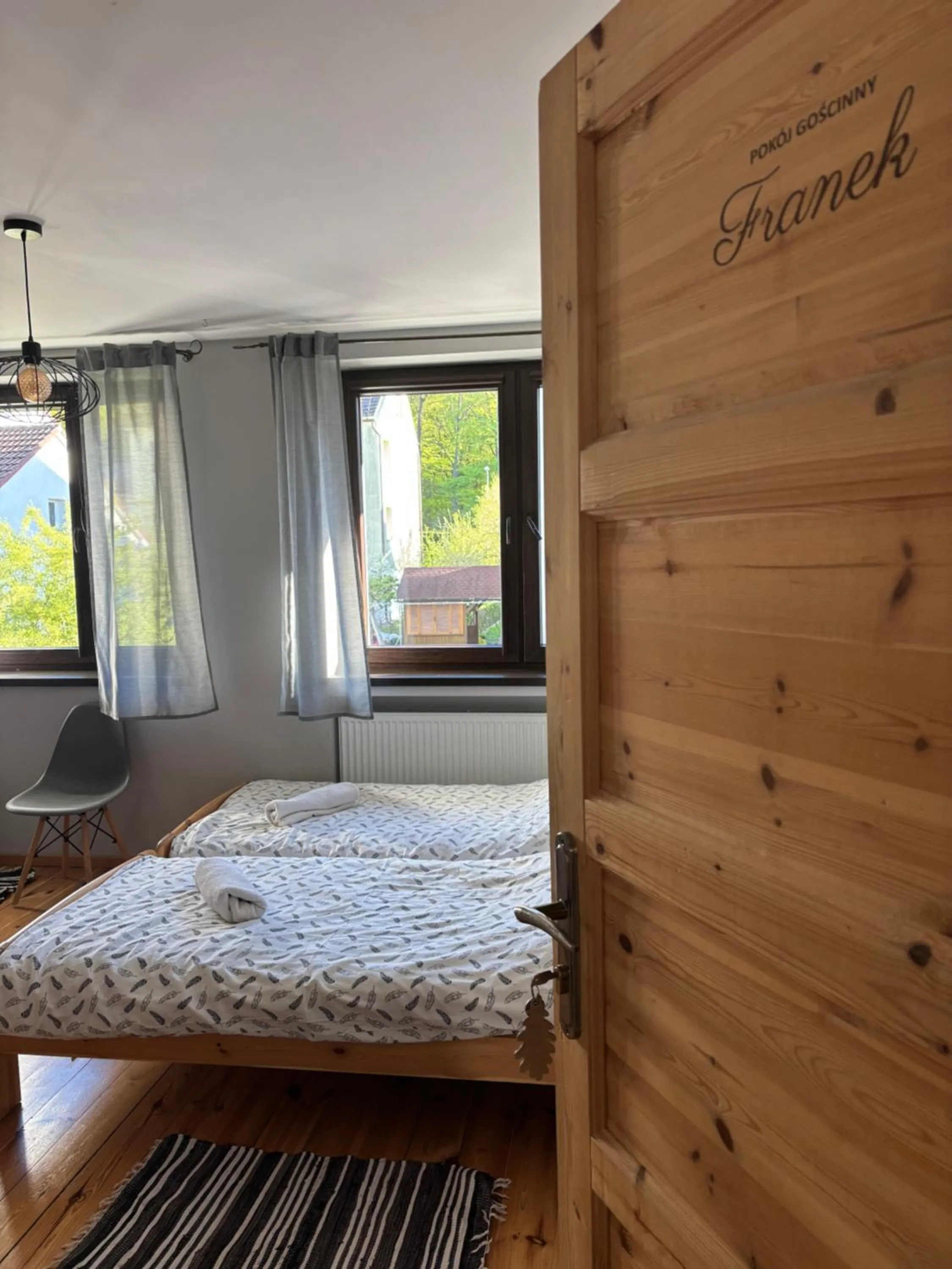 Bed in "Miło.Tu" Pokoje Gościnne