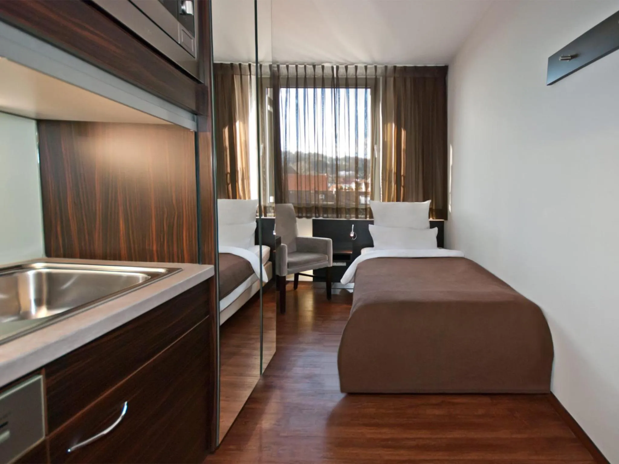 Photo of the whole room, Bed in Boardinghouse Bielefeld