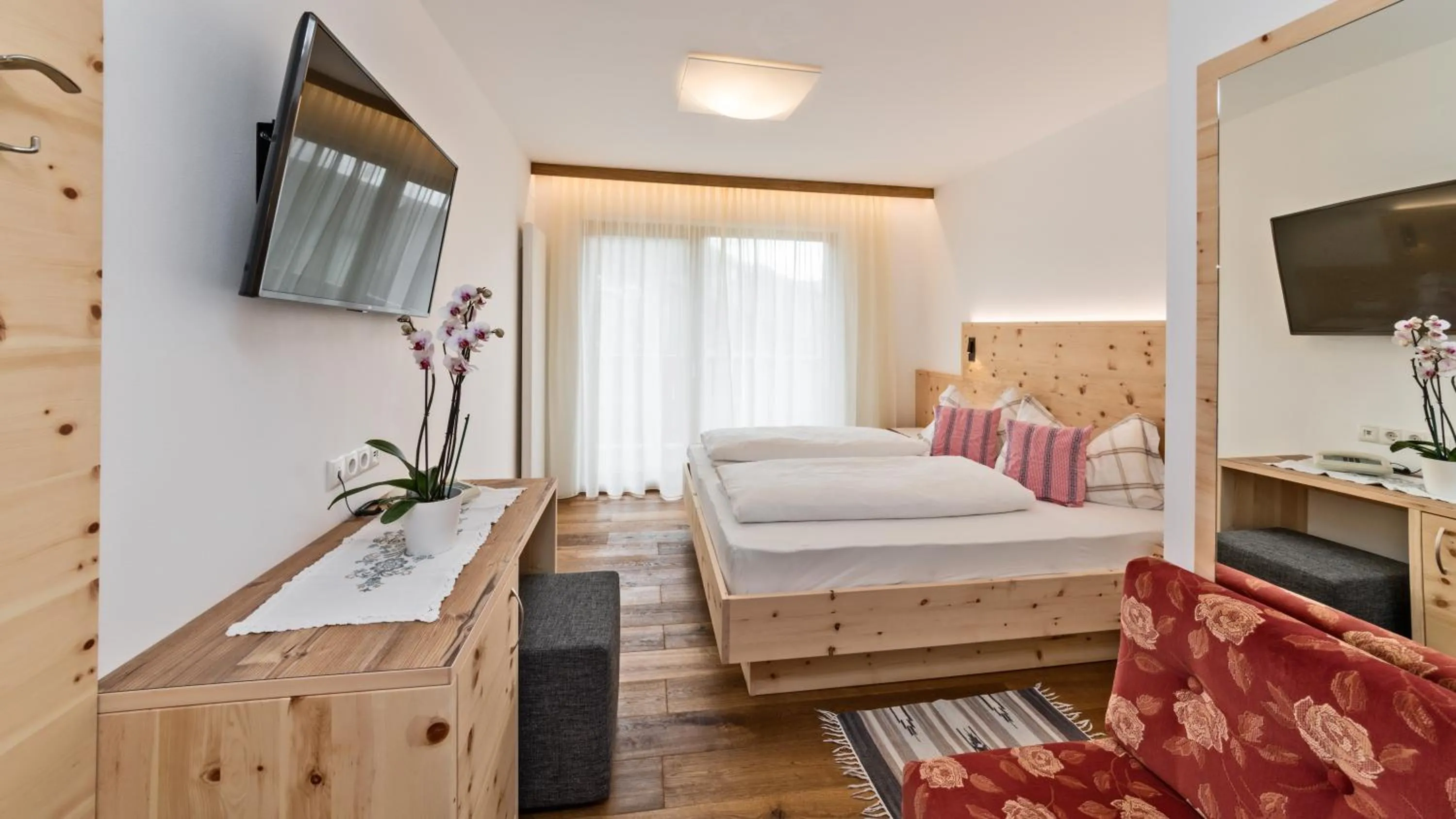 Bed in Hotel Moritz