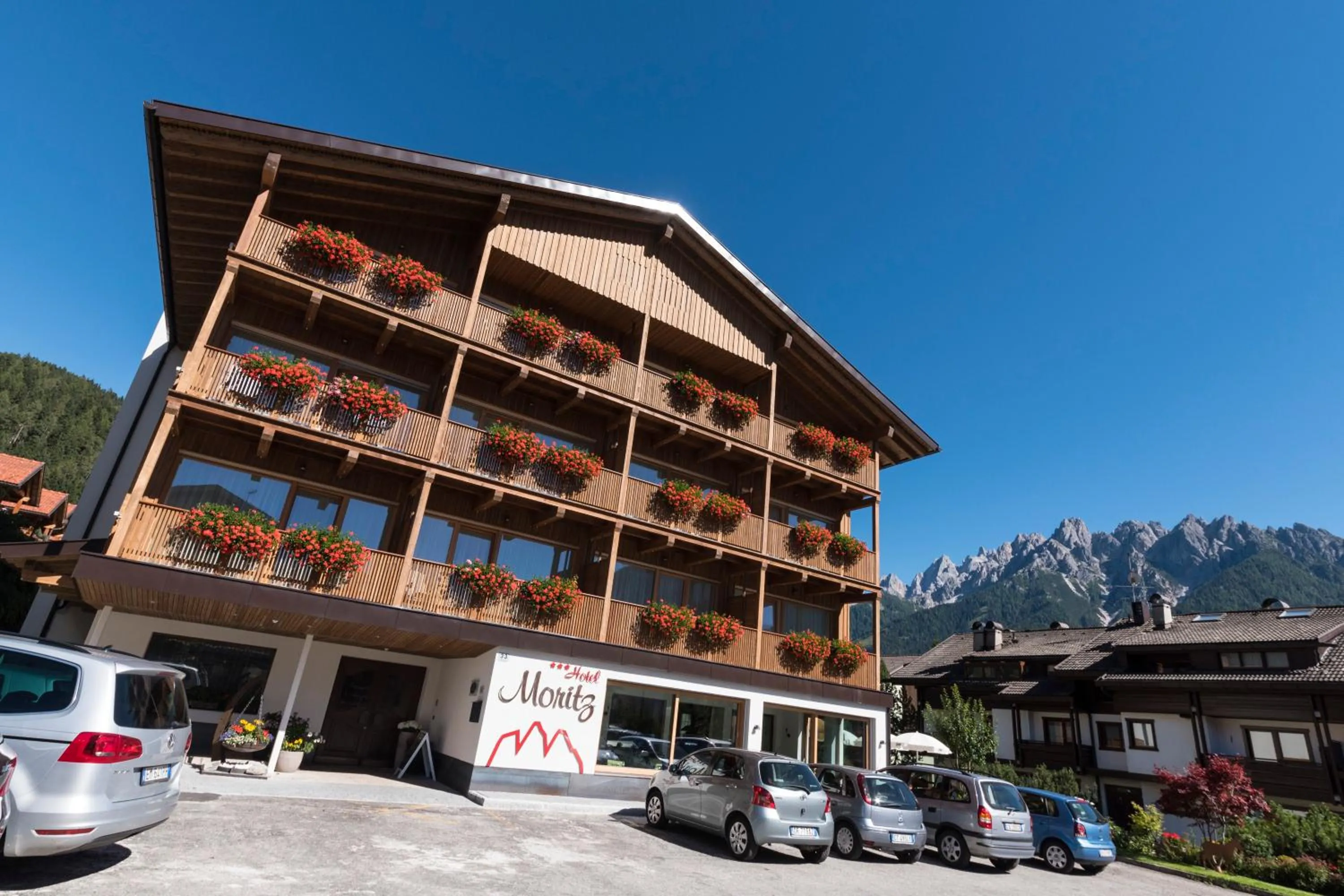 Property building in Hotel Moritz