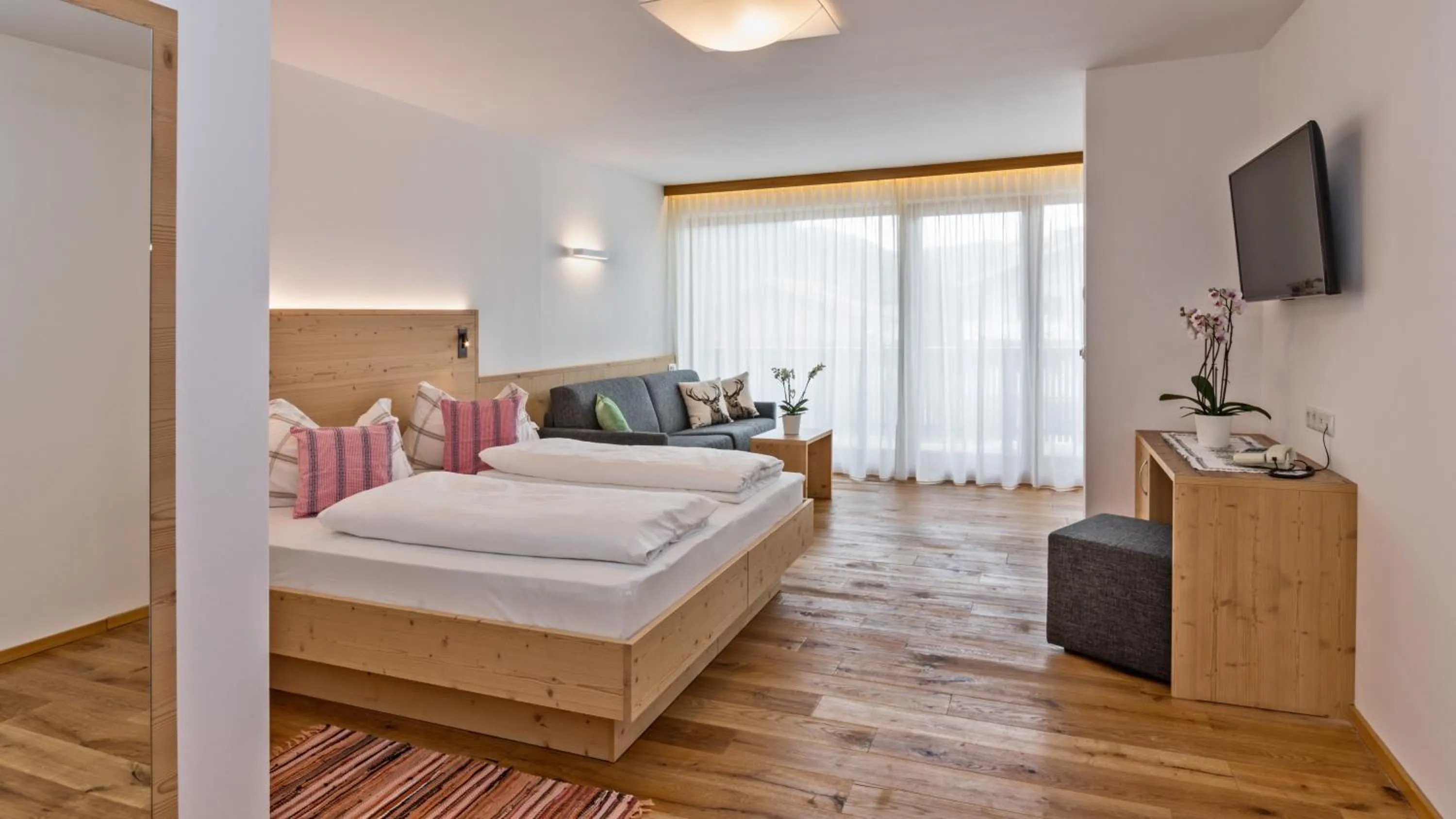 Bed in Hotel Moritz