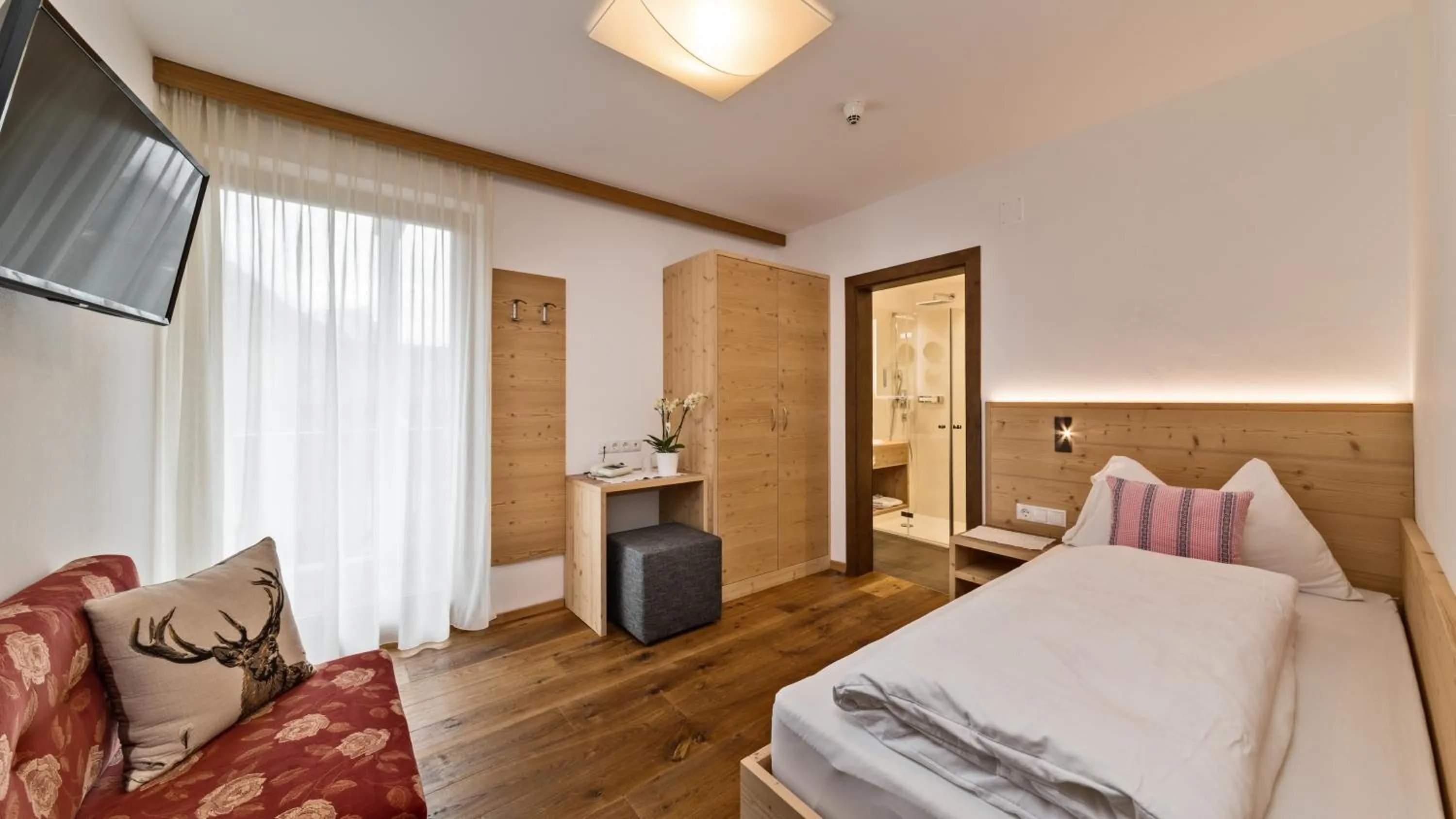 Bed in Hotel Moritz