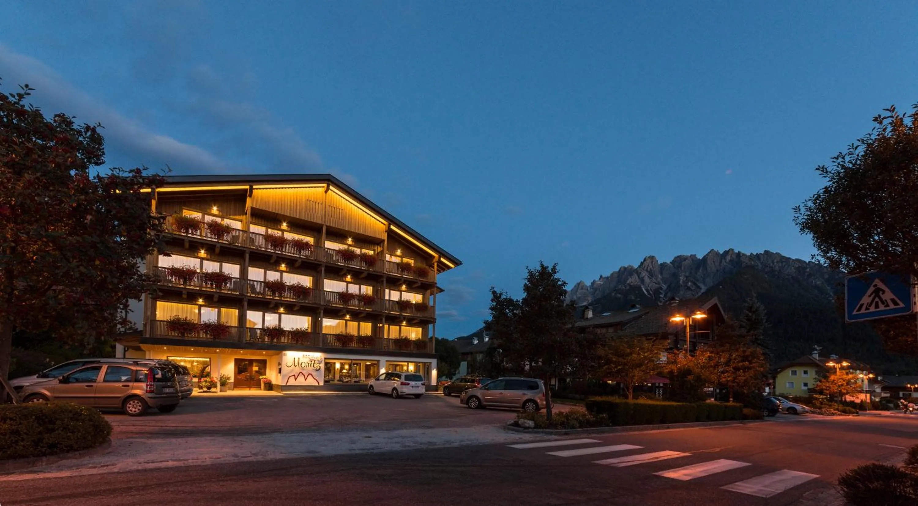 Property building in Hotel Moritz