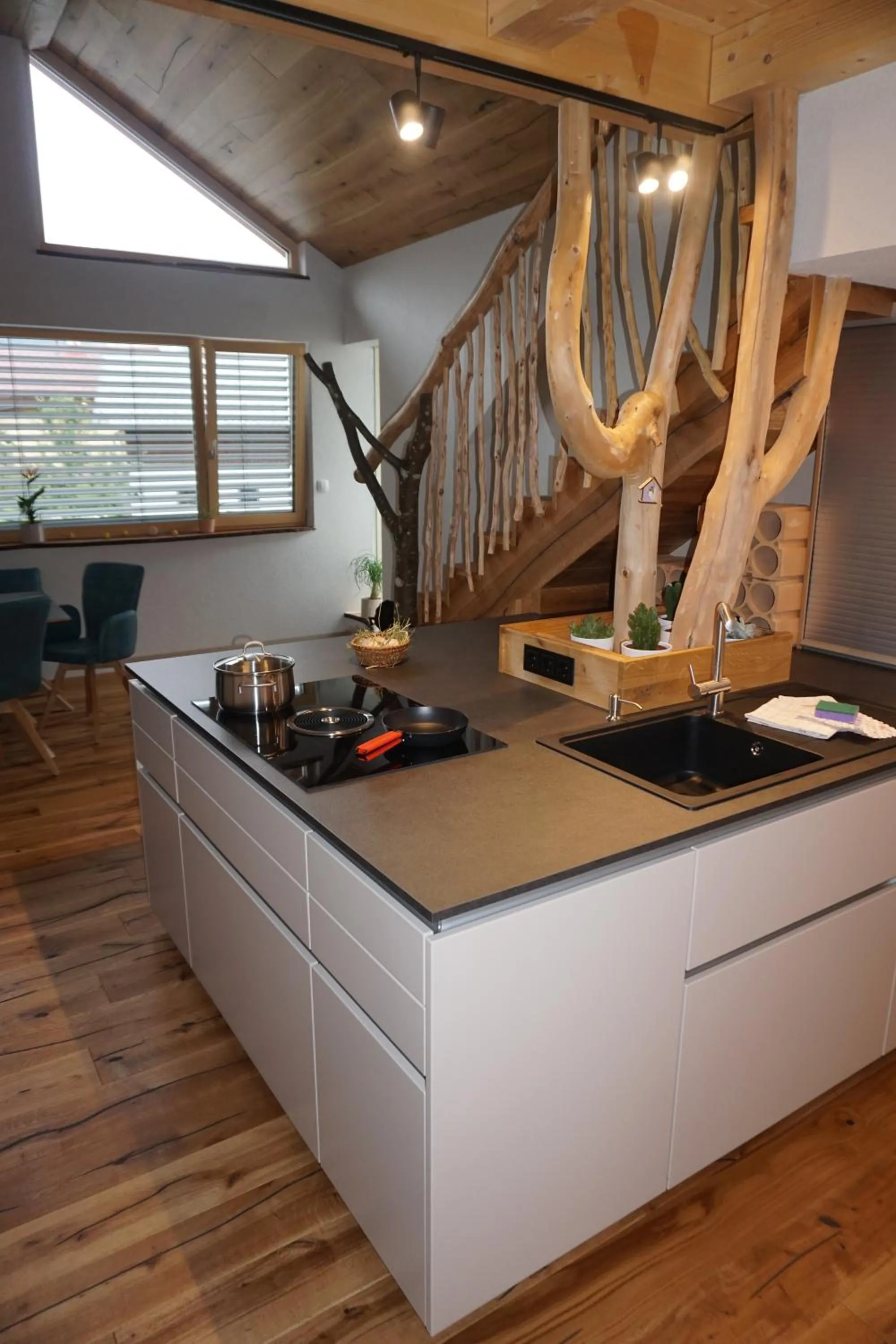 Communal kitchen in Schmiedsipplhof