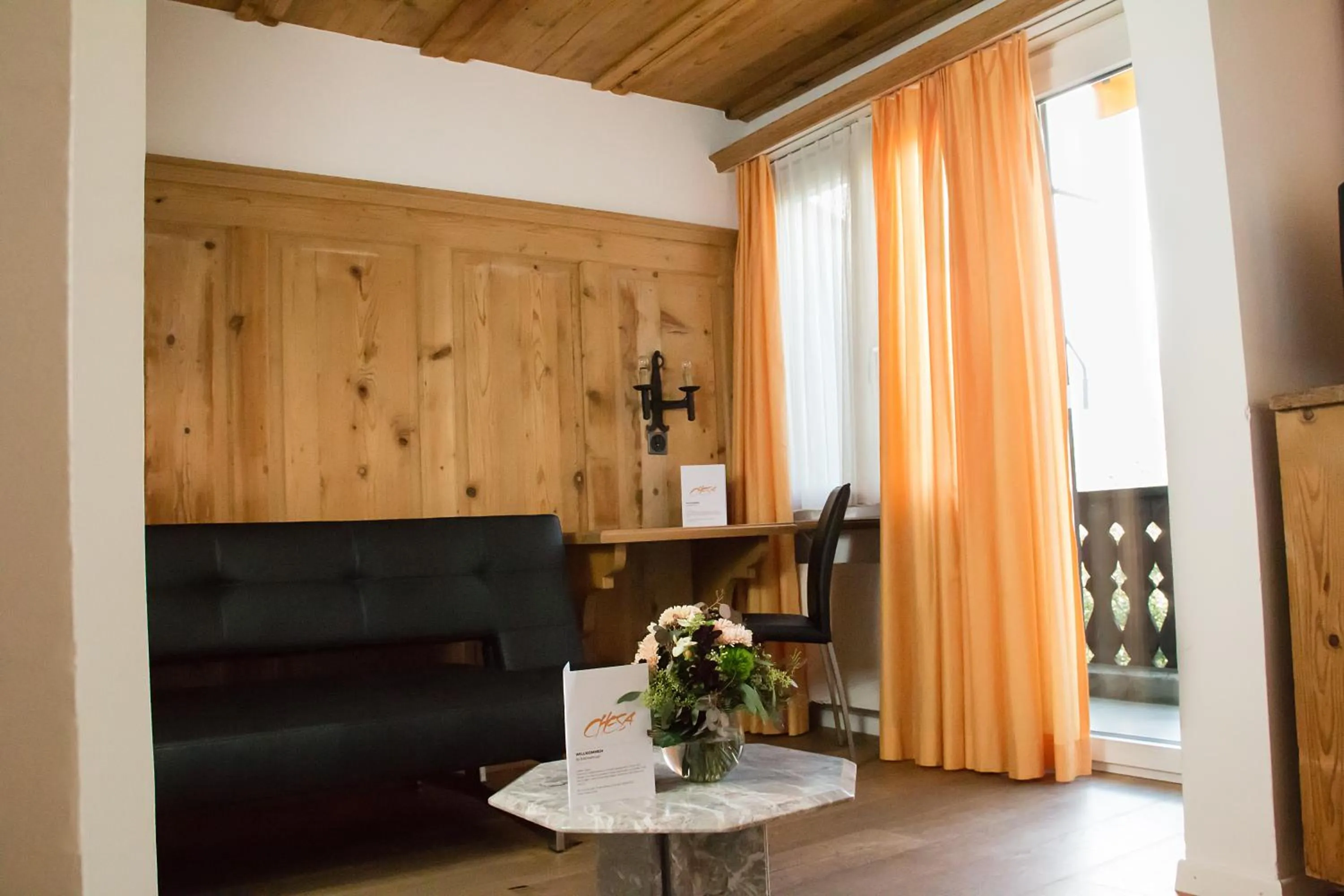 Decorative detail in Hotel Restaurant Chesa