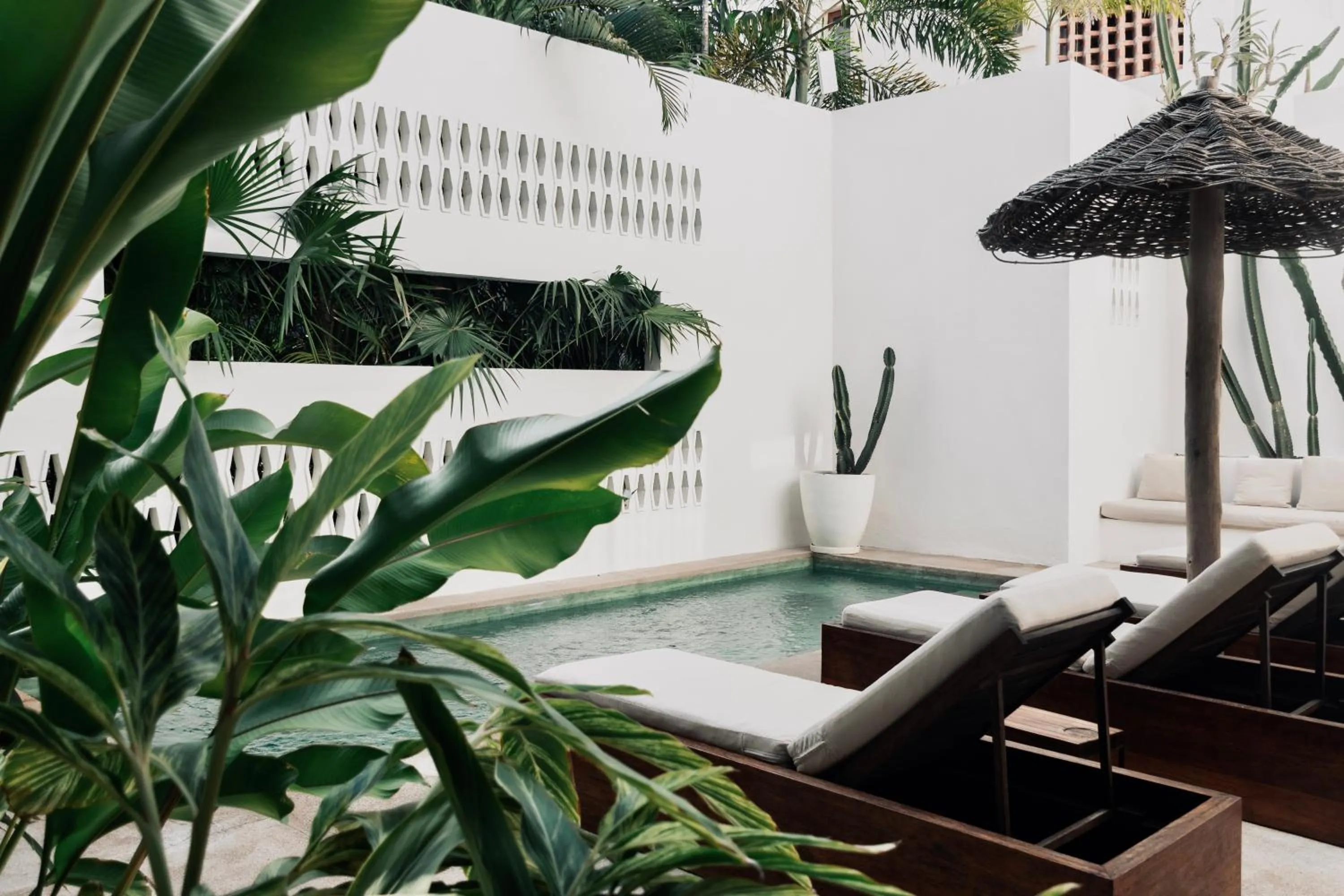 Swimming pool in Residencia Tropical Don Bonito