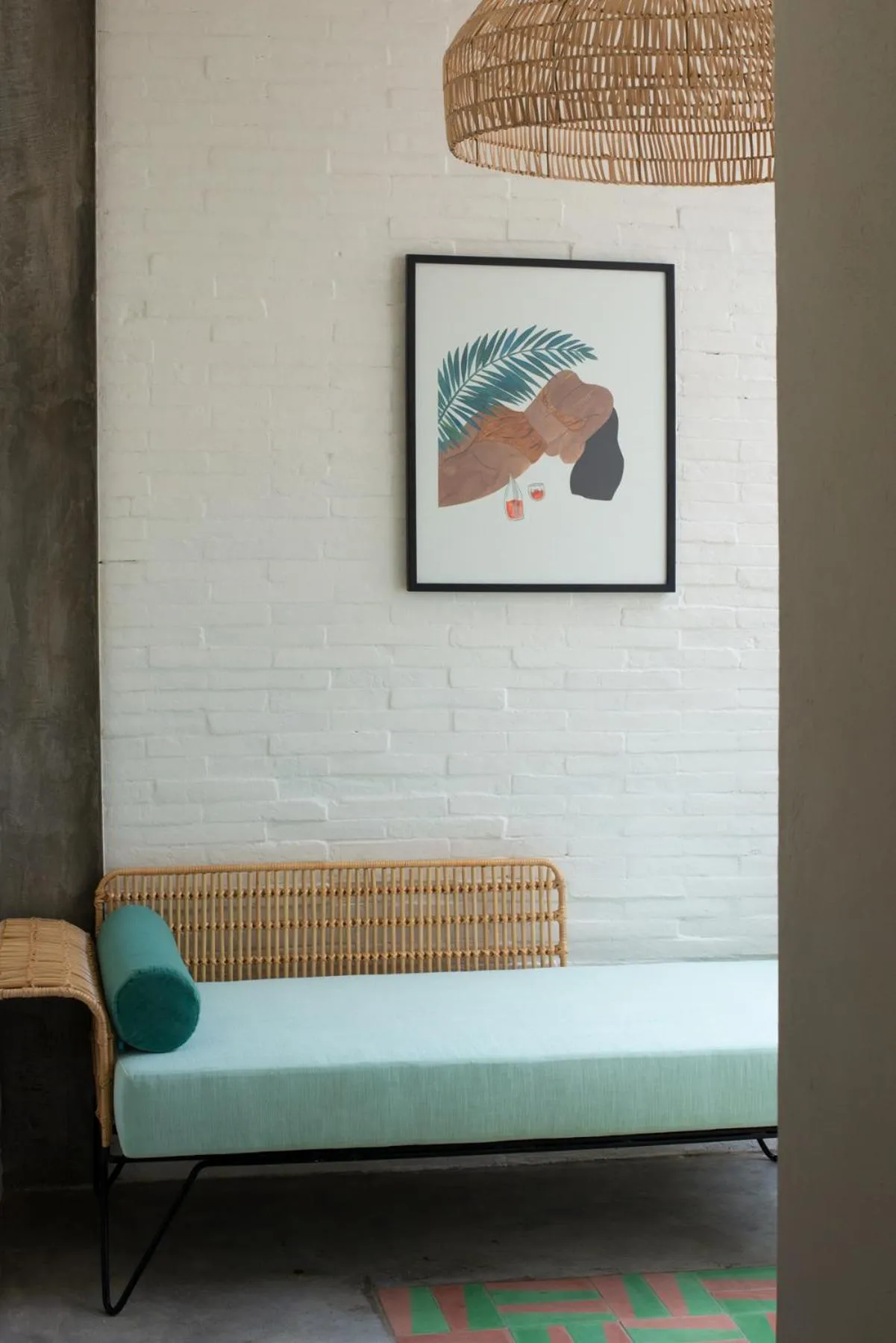 Decorative detail in Residencia Tropical Don Bonito