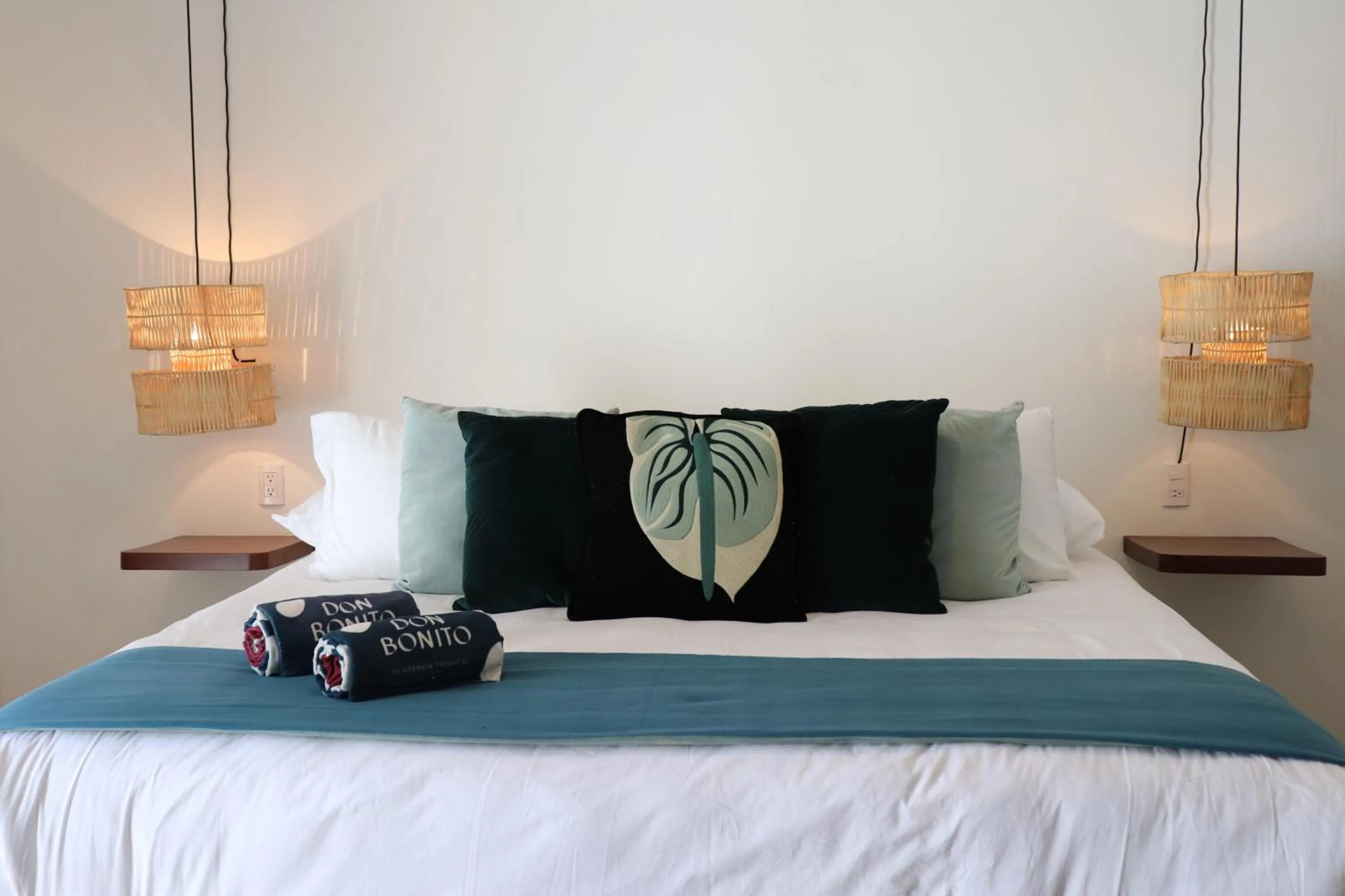 Decorative detail, Bed in Residencia Tropical Don Bonito