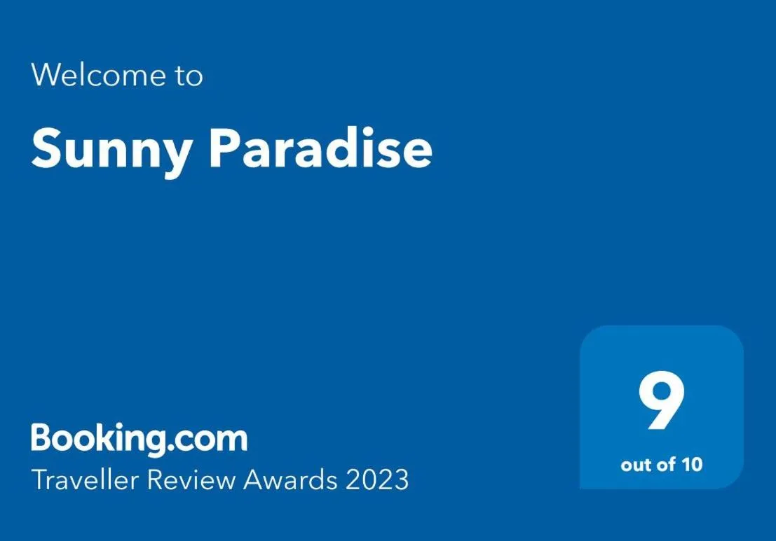 Certificate/Award in Sunny Paradise