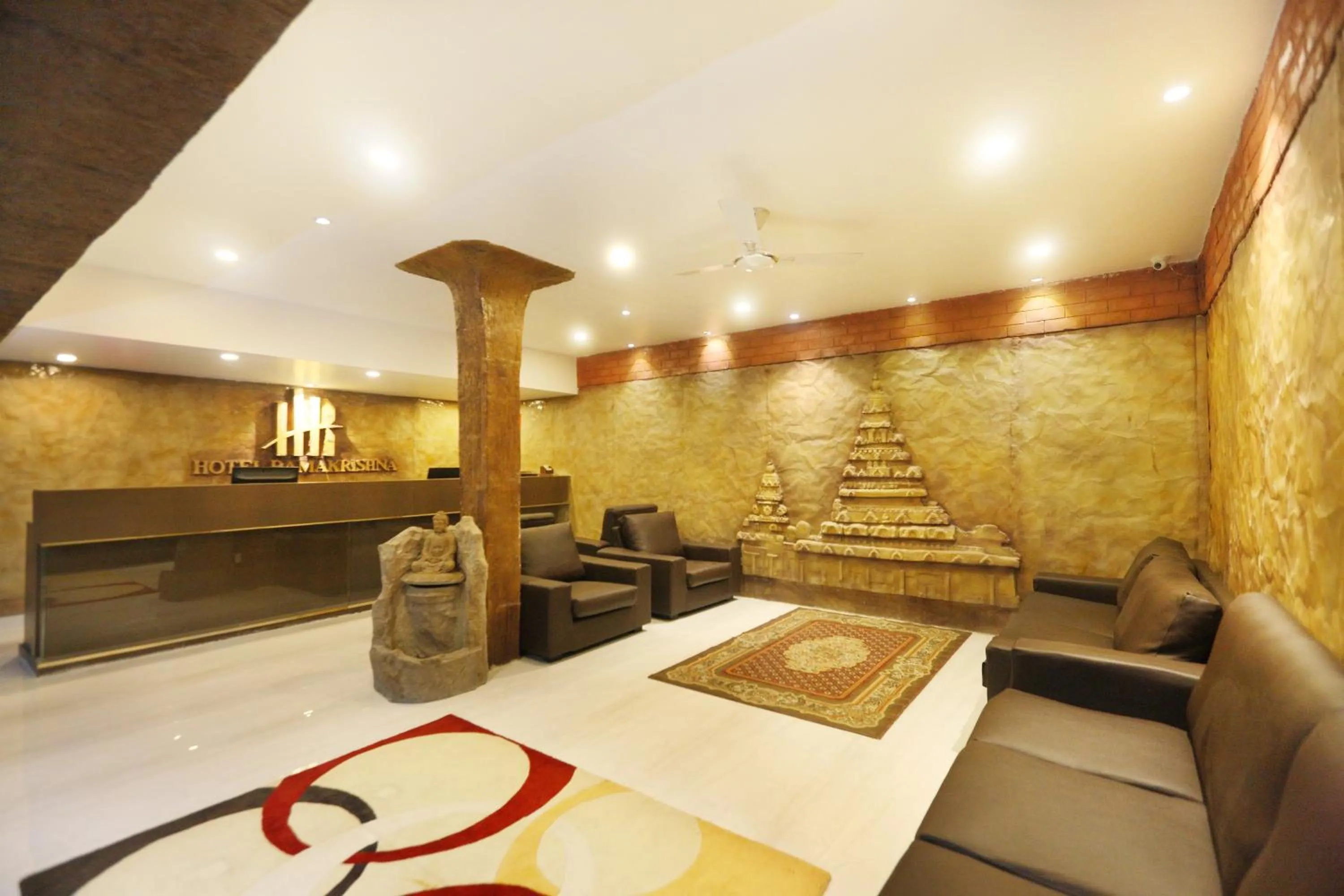 Lobby or reception in Hotel Ramakrishna