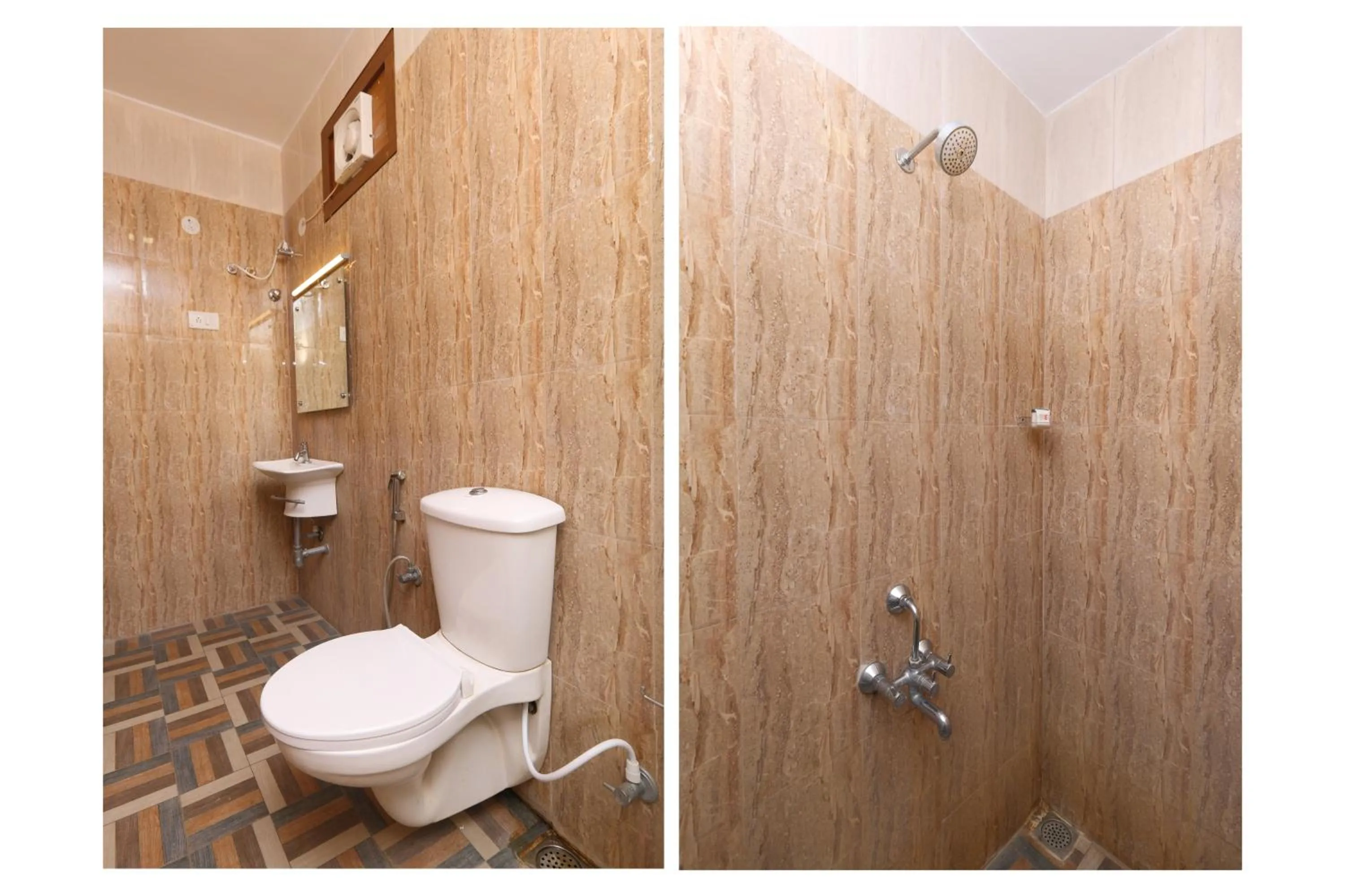 Shower in Hotel Ramakrishna