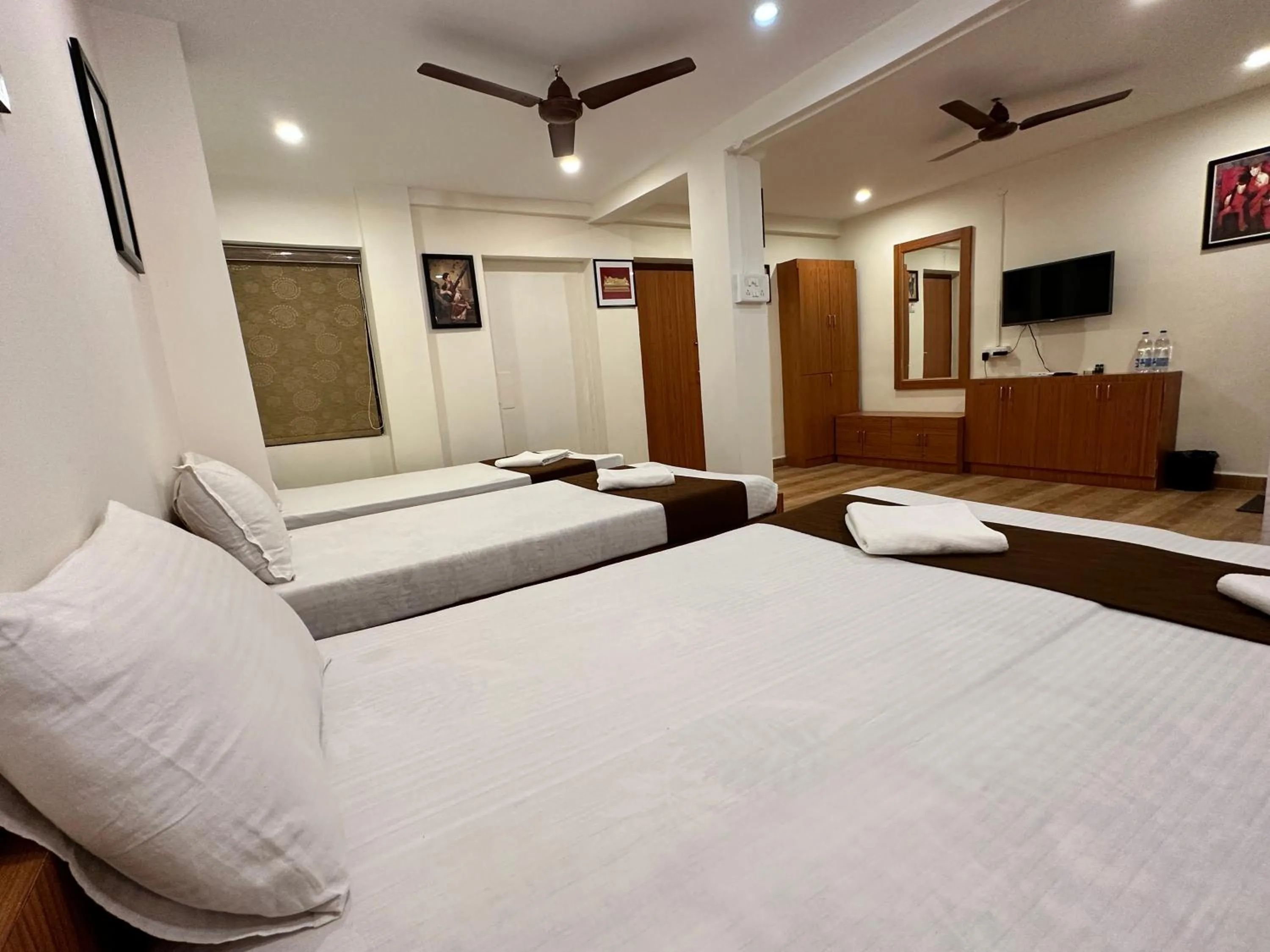 Bed in Hotel Ramakrishna