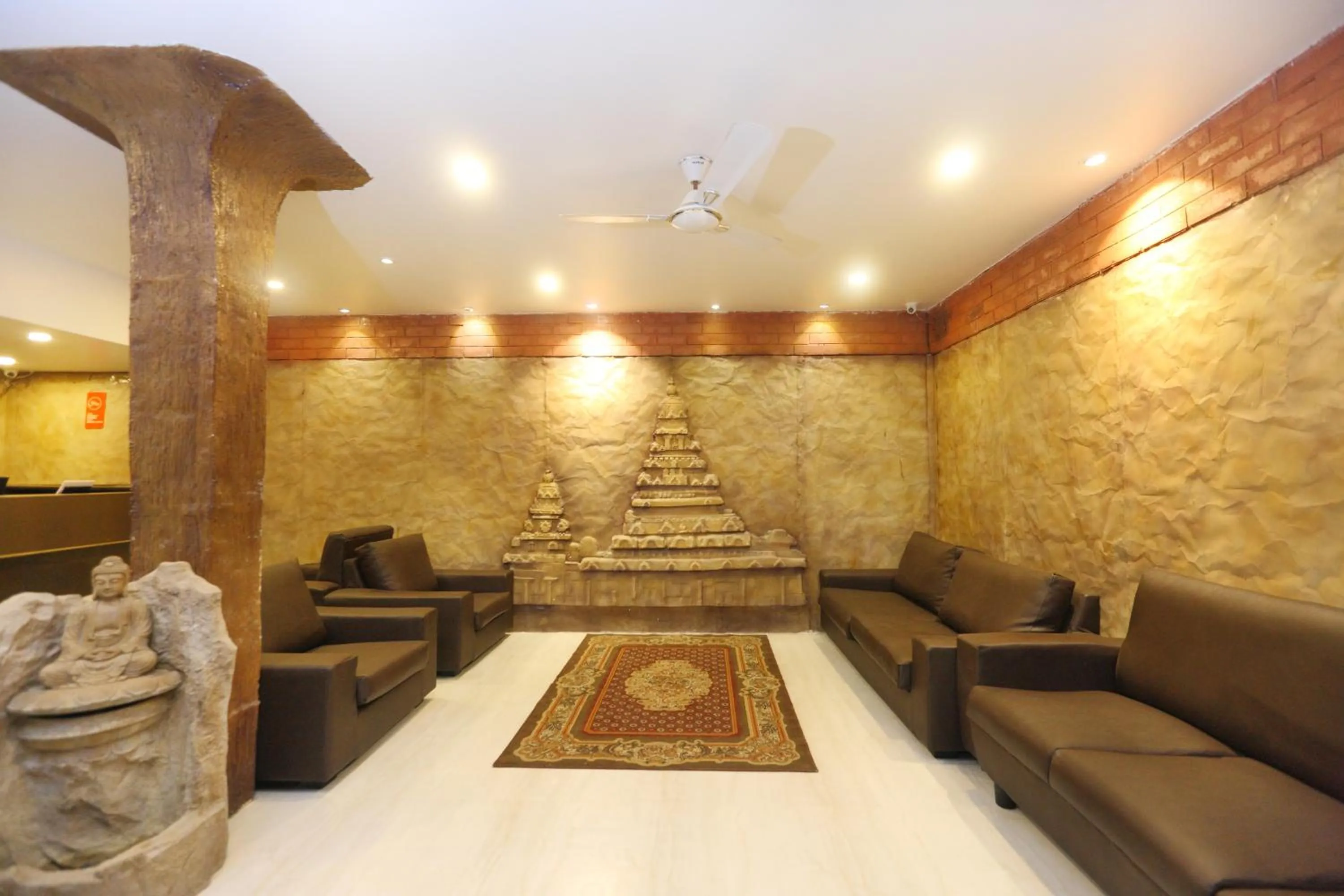 Lobby or reception in Hotel Ramakrishna