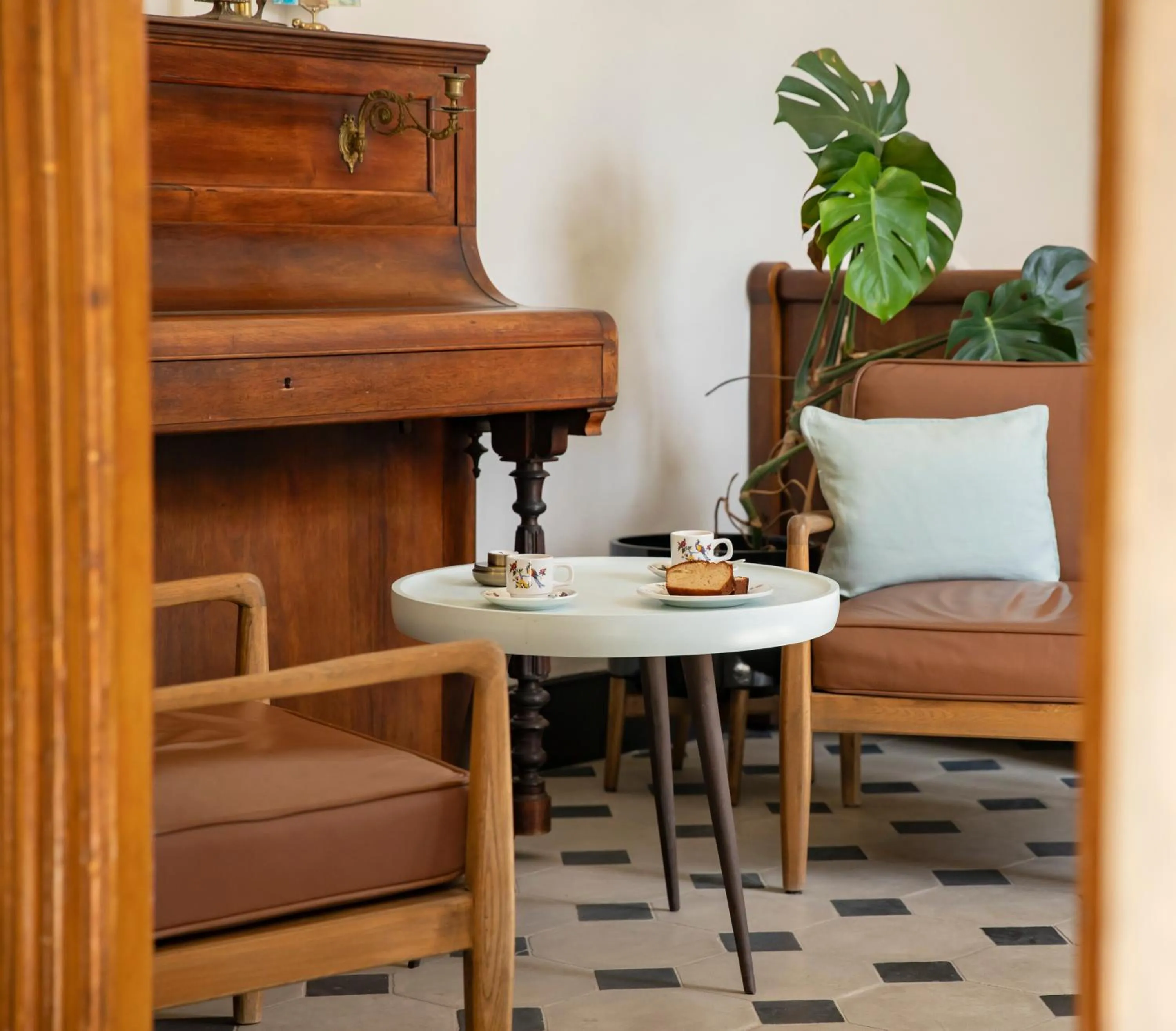 Living room in Hotel La Bienvenue