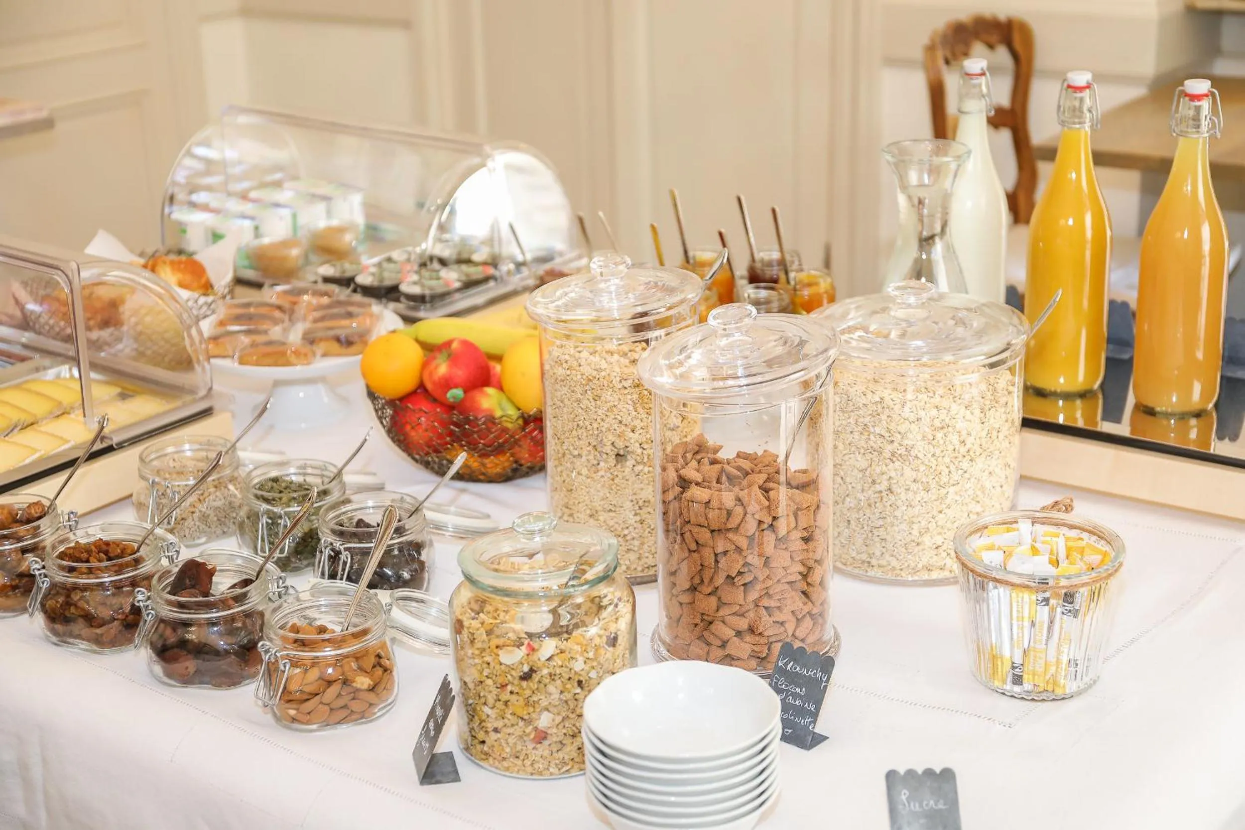 Continental breakfast in Hotel La Bienvenue