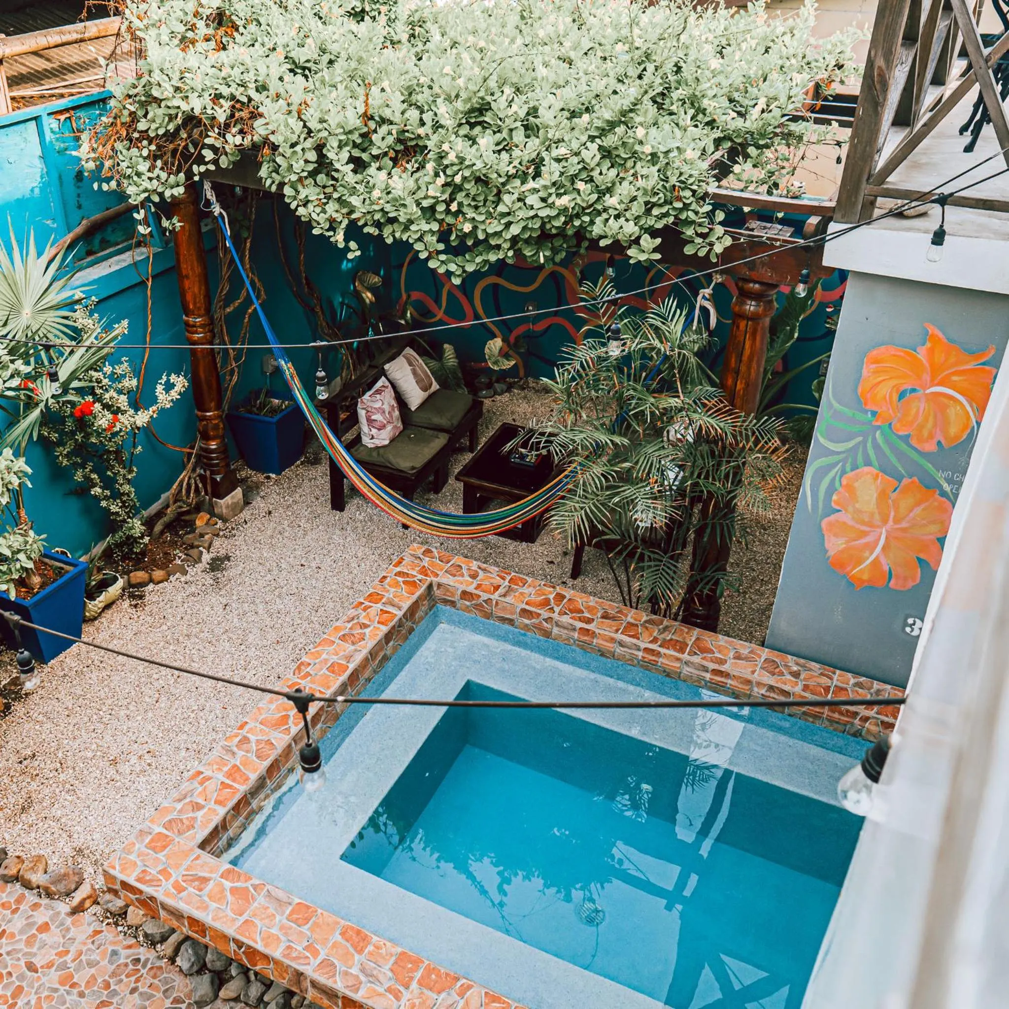 Patio in Drift Inn San Pedro