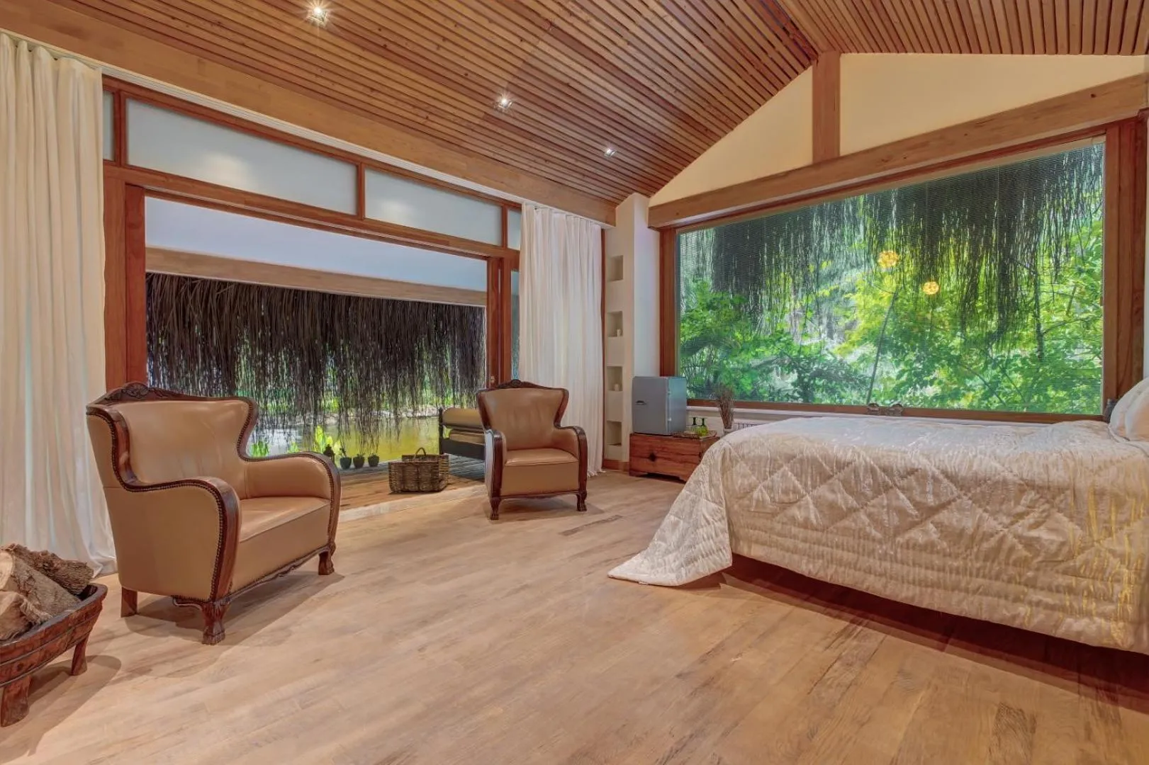 Balcony/Terrace, Bed in Olympos Lodge