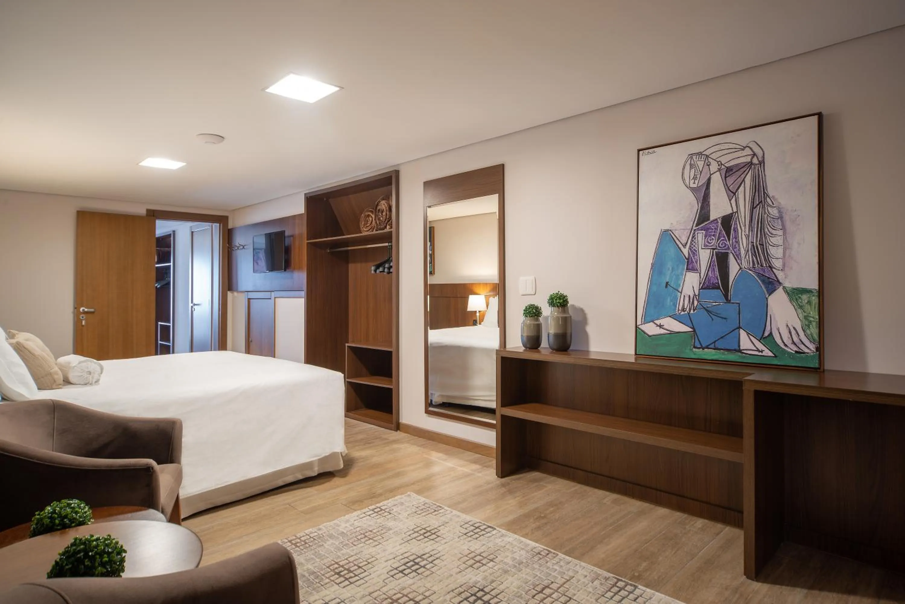 Bedroom, Bed in Hotel Fioreze Centro