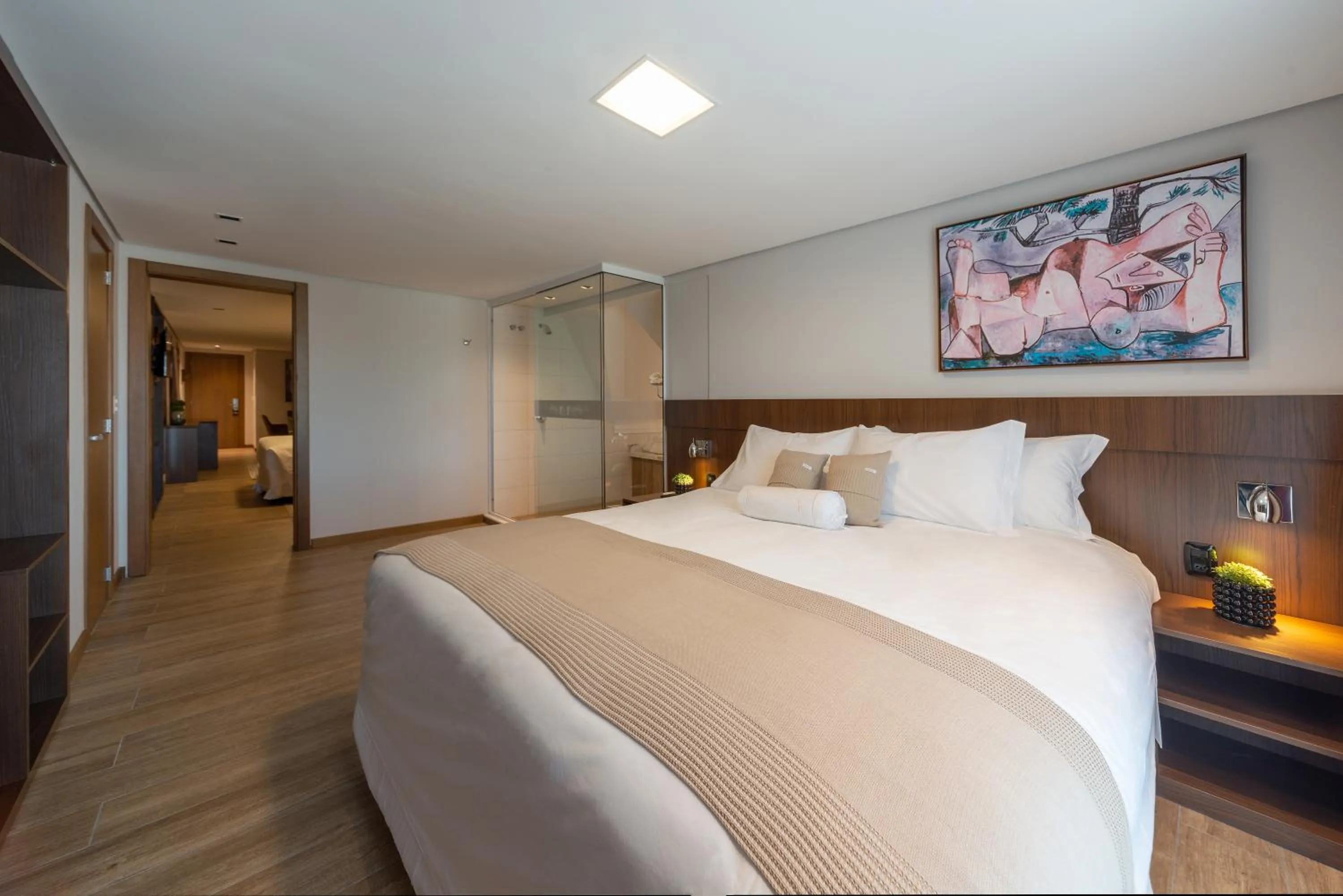 Hot Tub, Bed in Hotel Fioreze Centro