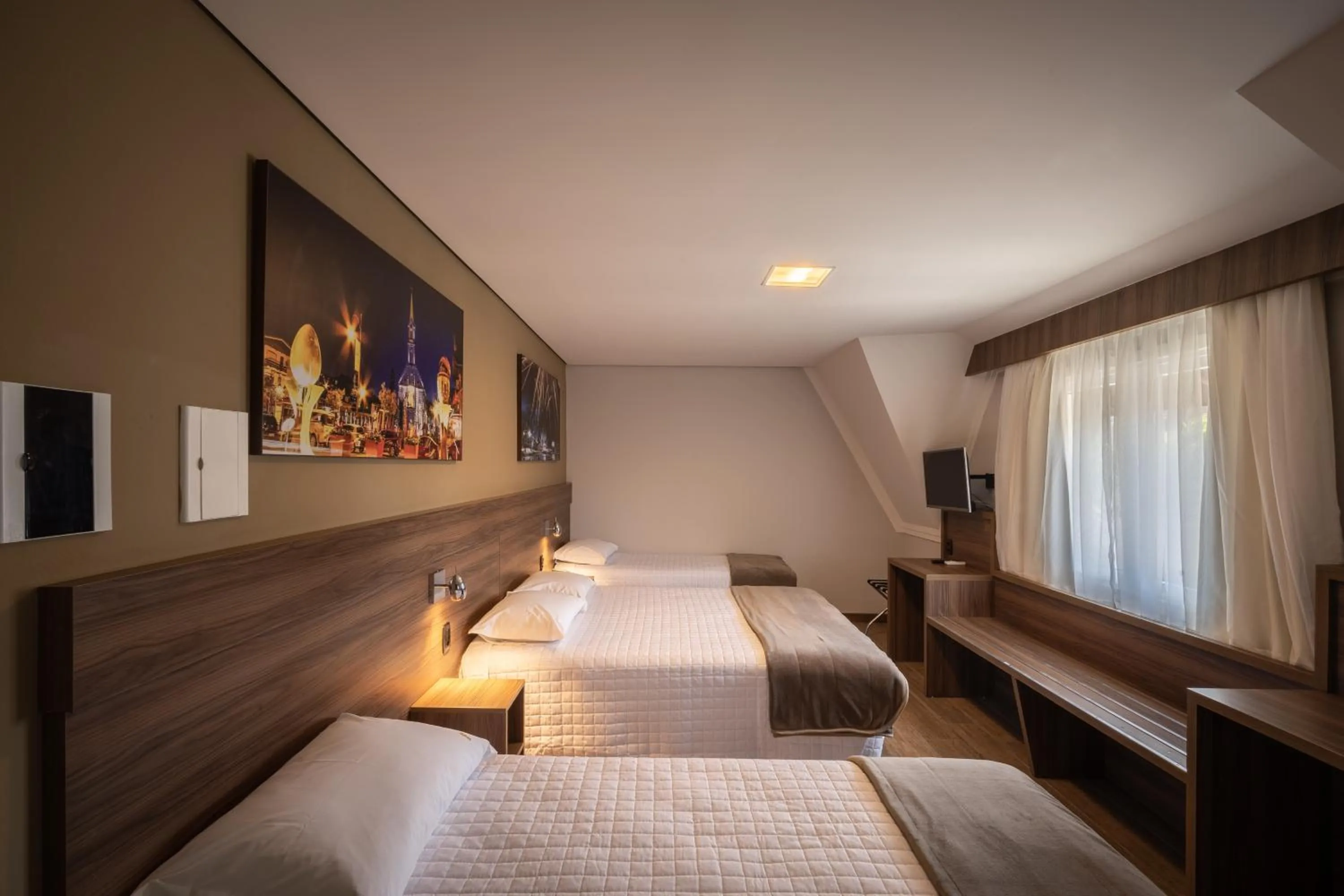 Bedroom, Bed in Hotel Fioreze Centro