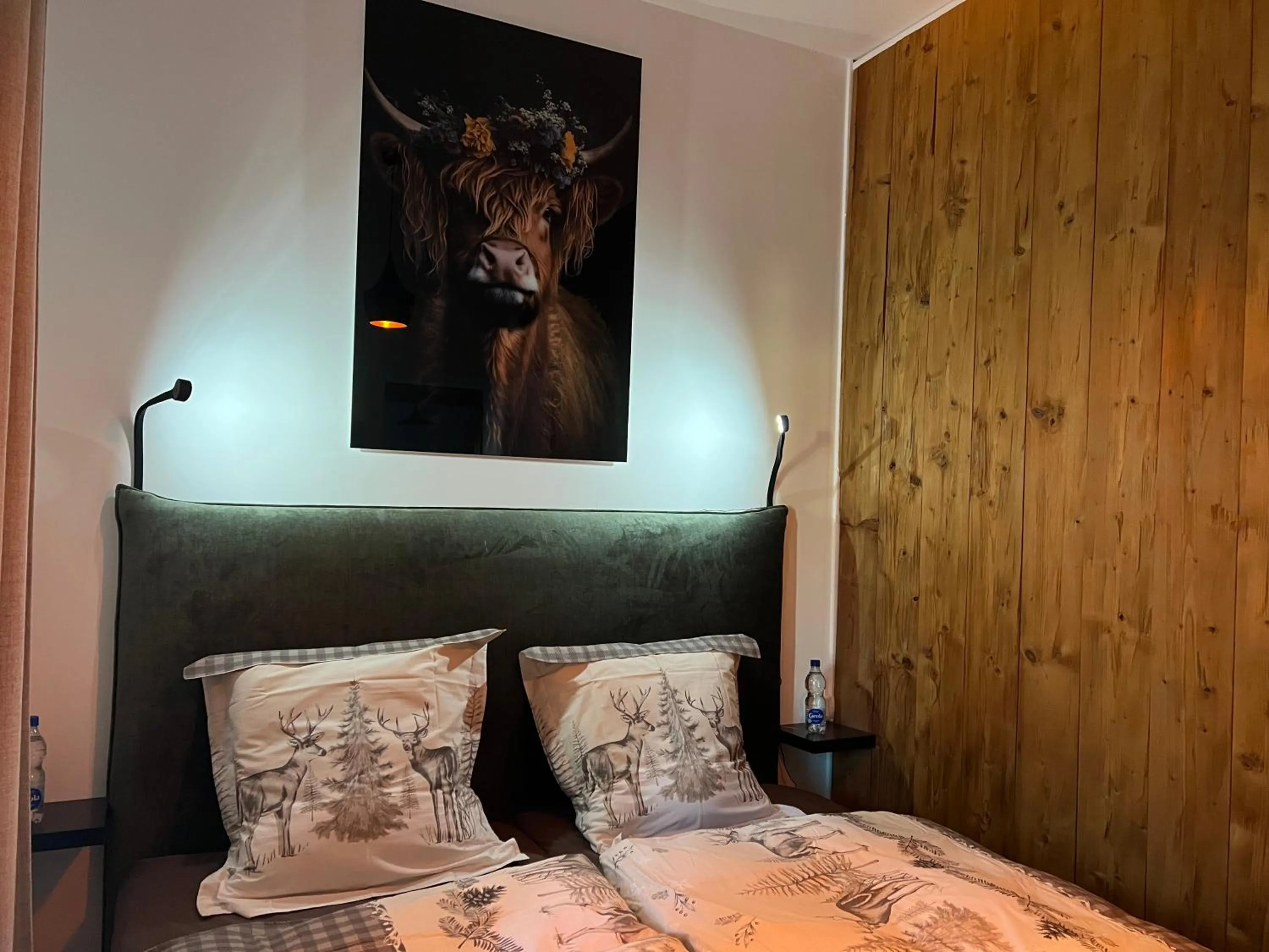 Bed in Hôtel Restaurant l'Aubergade