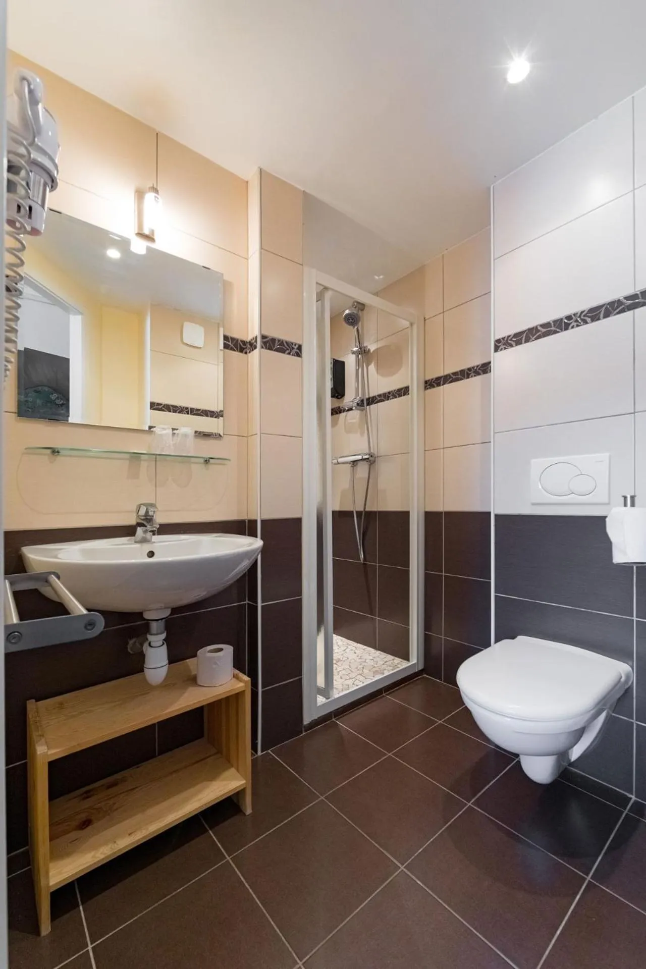 Bathroom in Hôtel Restaurant l'Aubergade