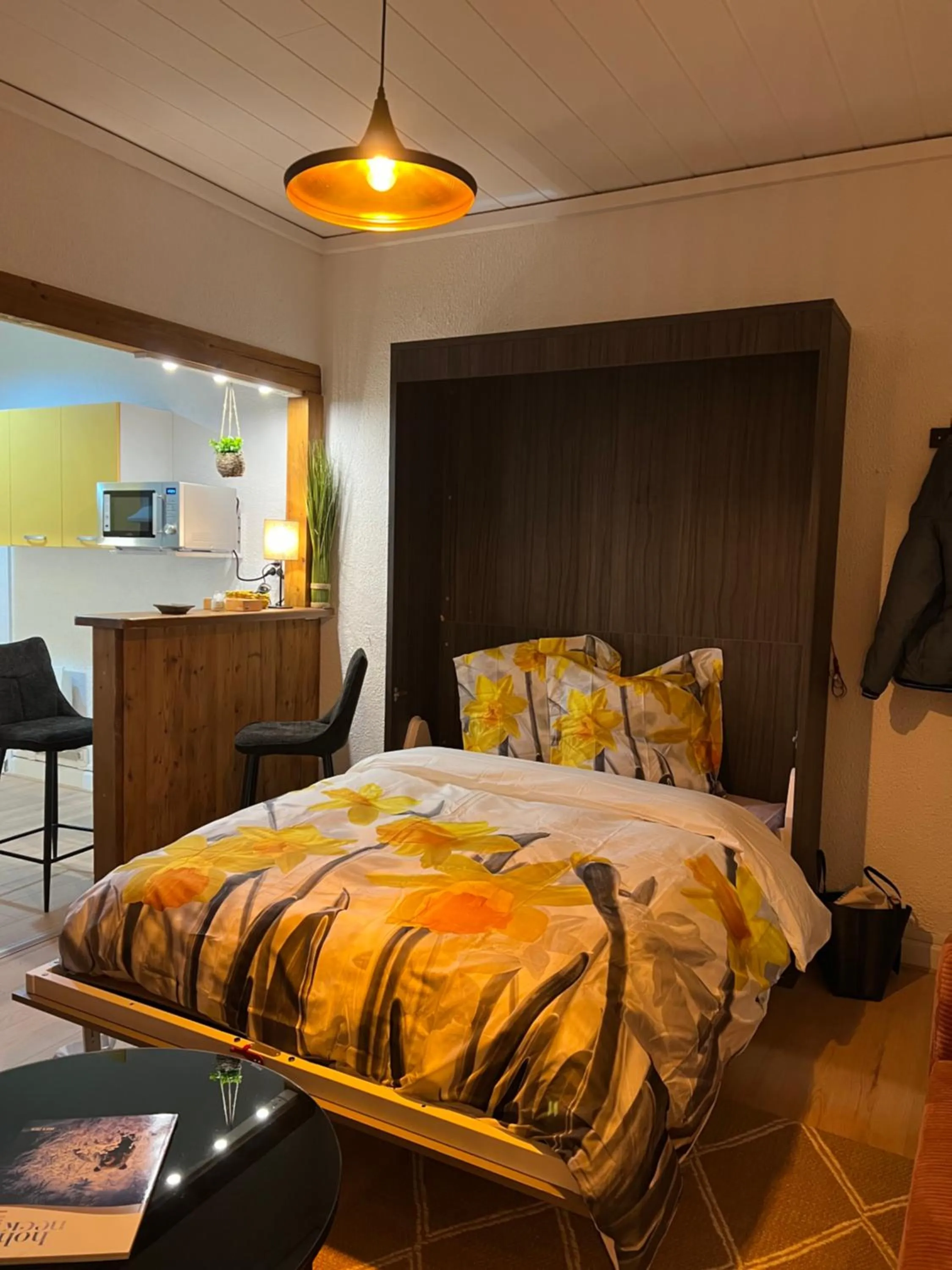 Bed in Hôtel Restaurant l'Aubergade