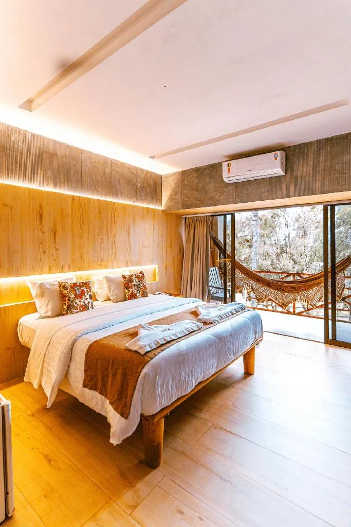 Bed in Hotel Casa do Mar