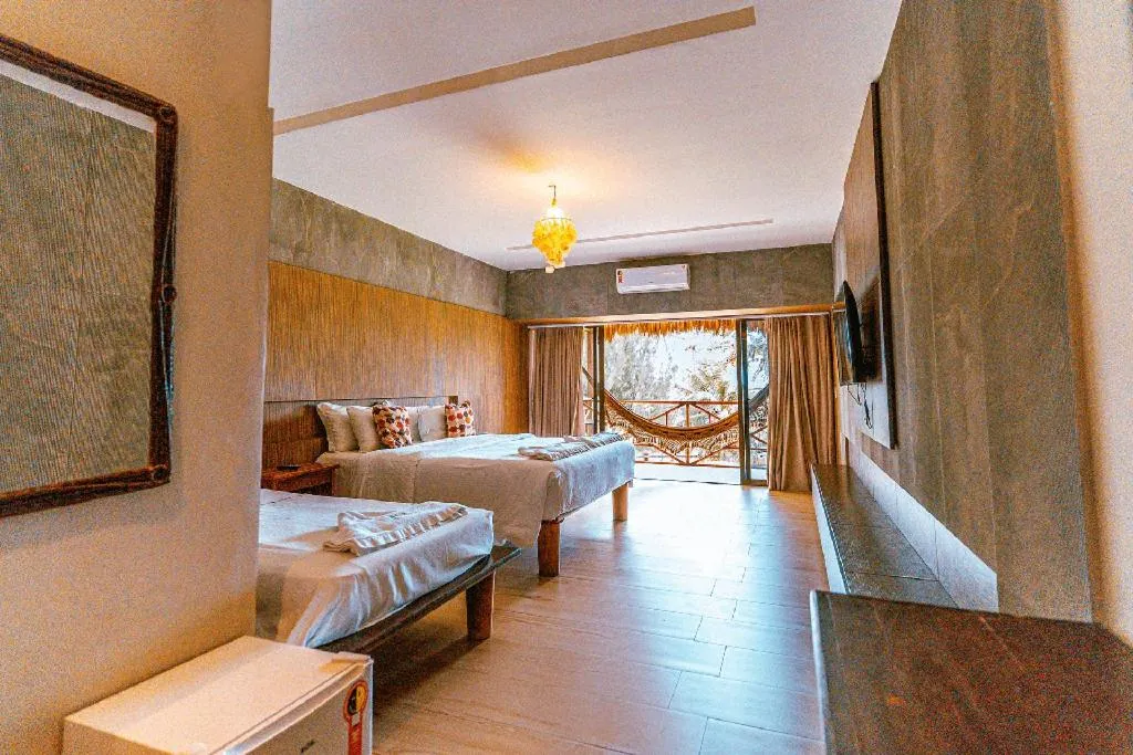 Bed in Hotel Casa do Mar