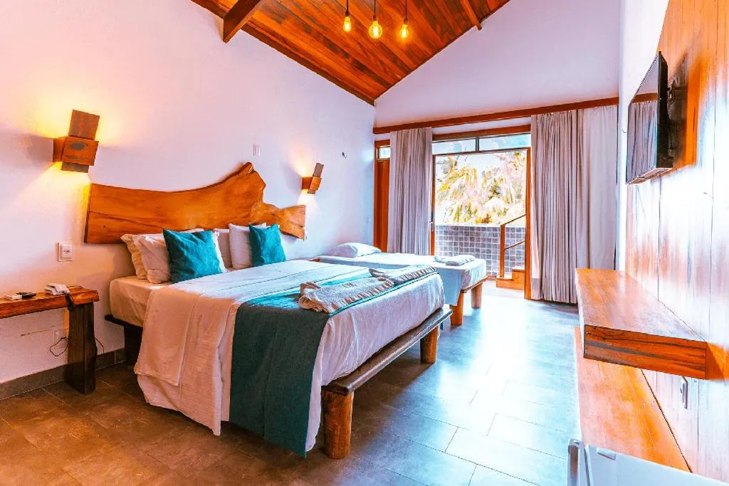 Bed in Hotel Casa do Mar