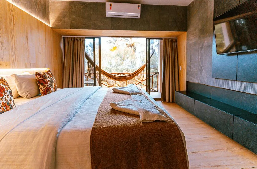 Bed in Hotel Casa do Mar