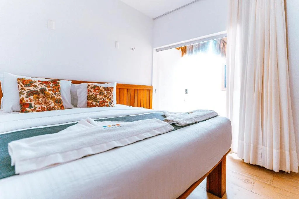 Bed in Hotel Casa do Mar